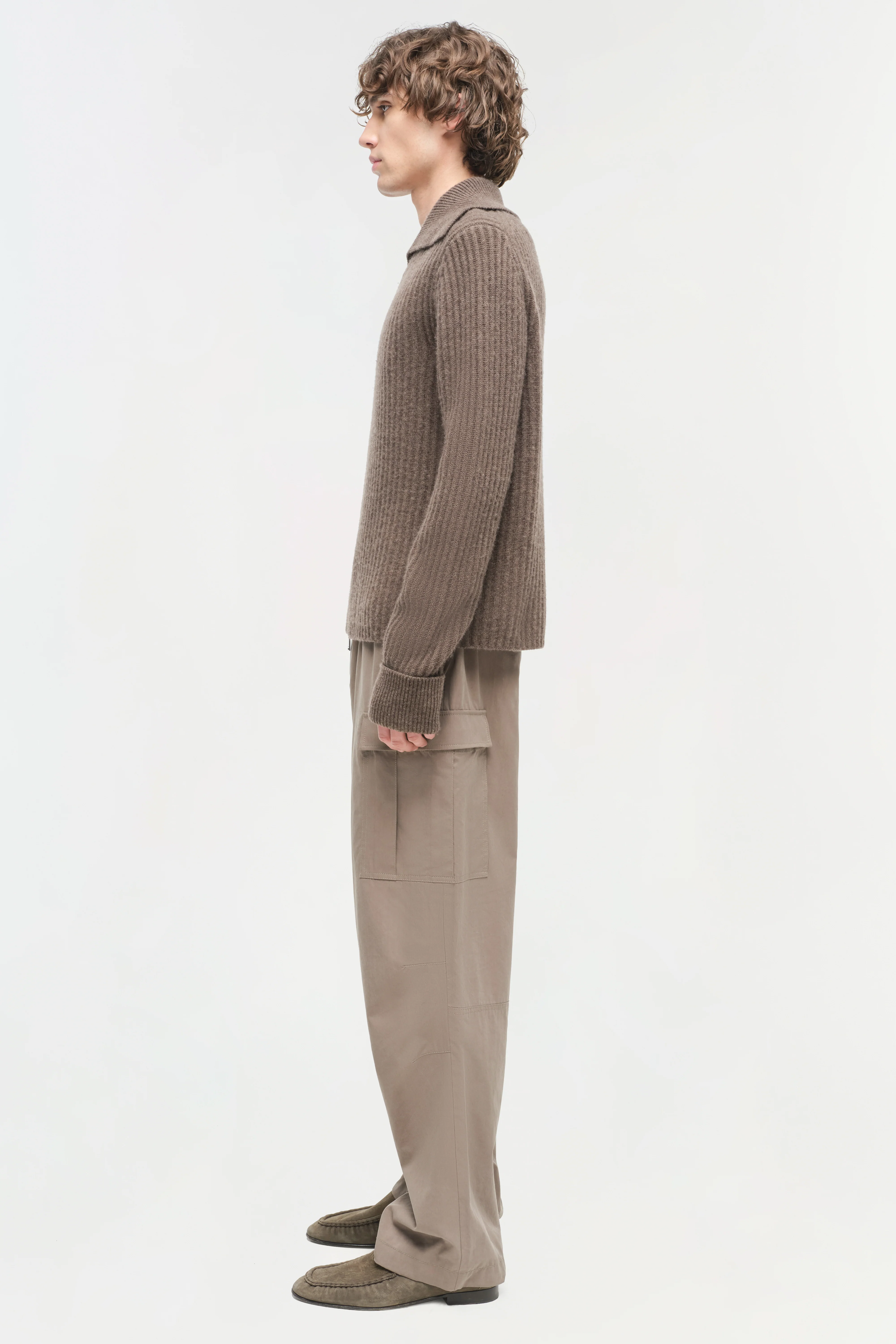 Geoff Cashmere Zip Up Jacket - Image 4