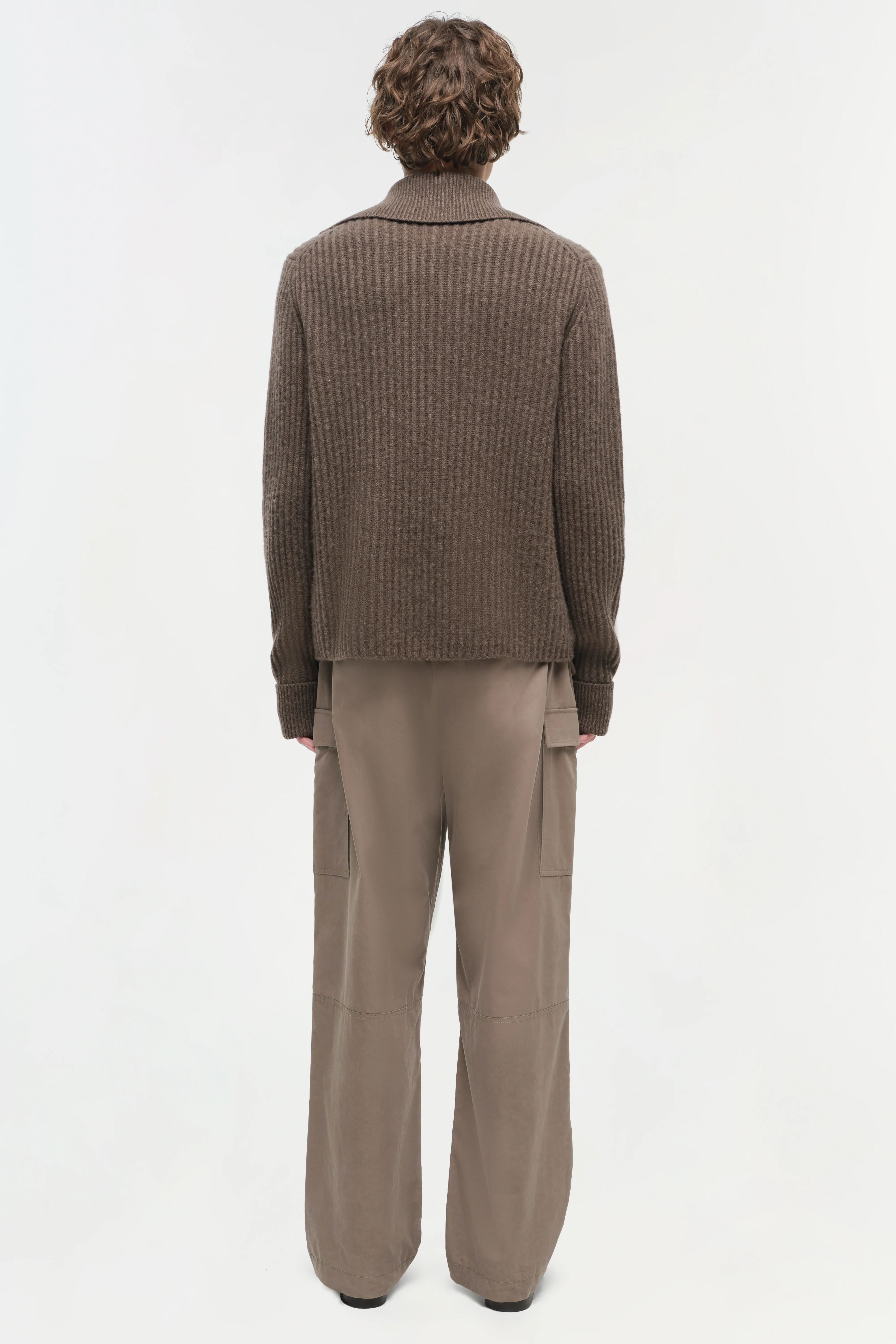 Geoff Cashmere Zip Up Jacket - Image 5