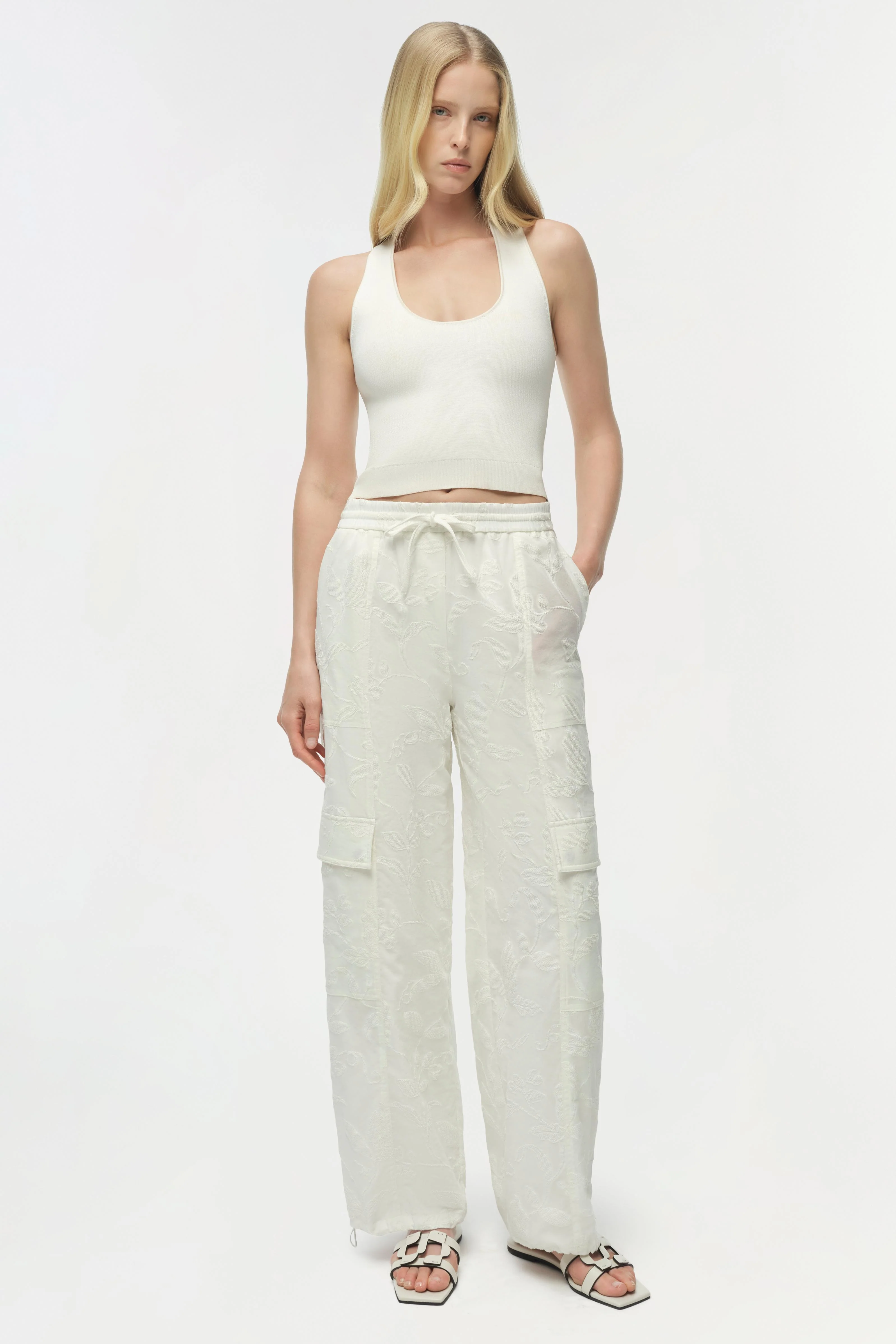 Georgiana Jacquard Cargo Pant - Image 2