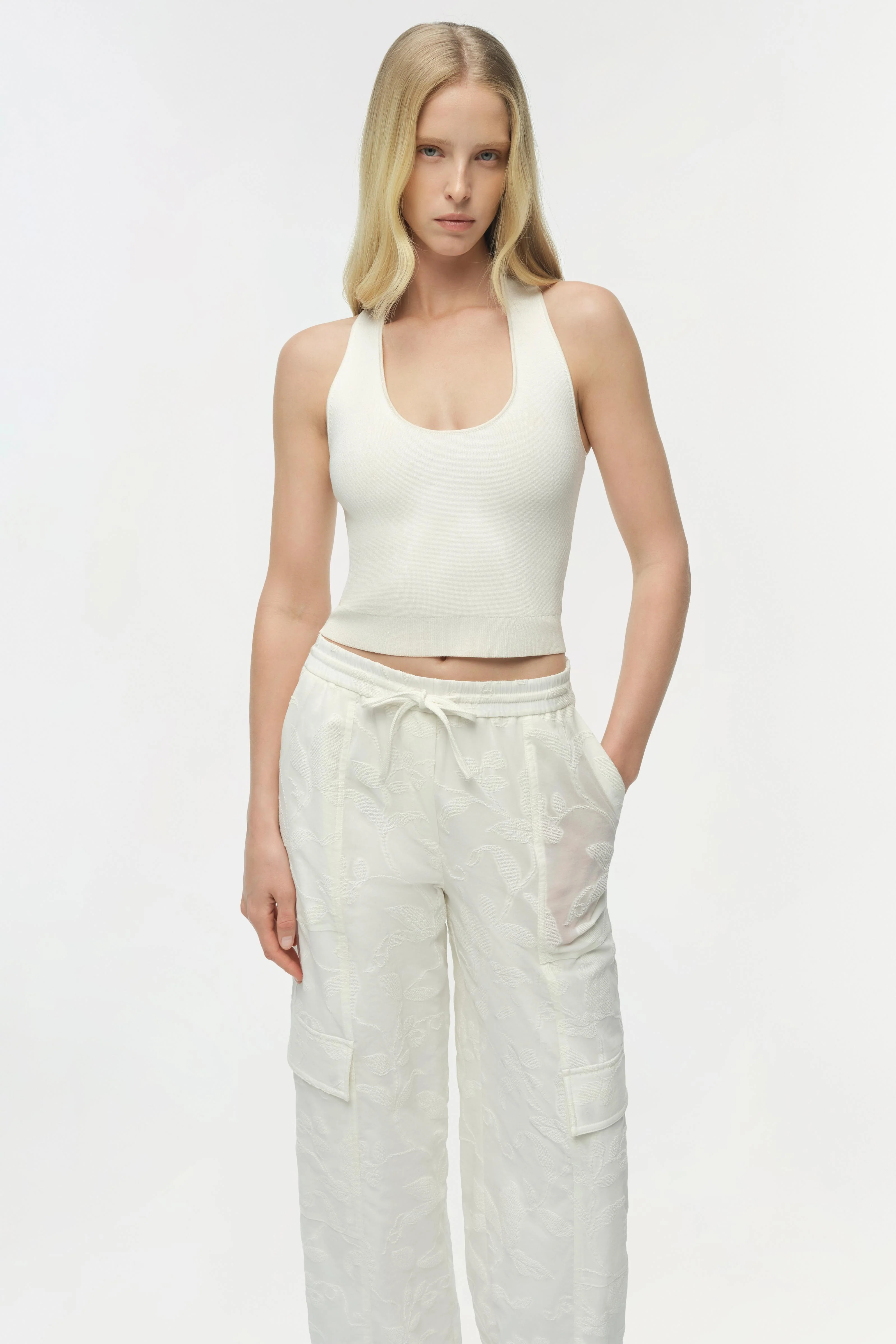 Georgiana Jacquard Cargo Pant - Image 3