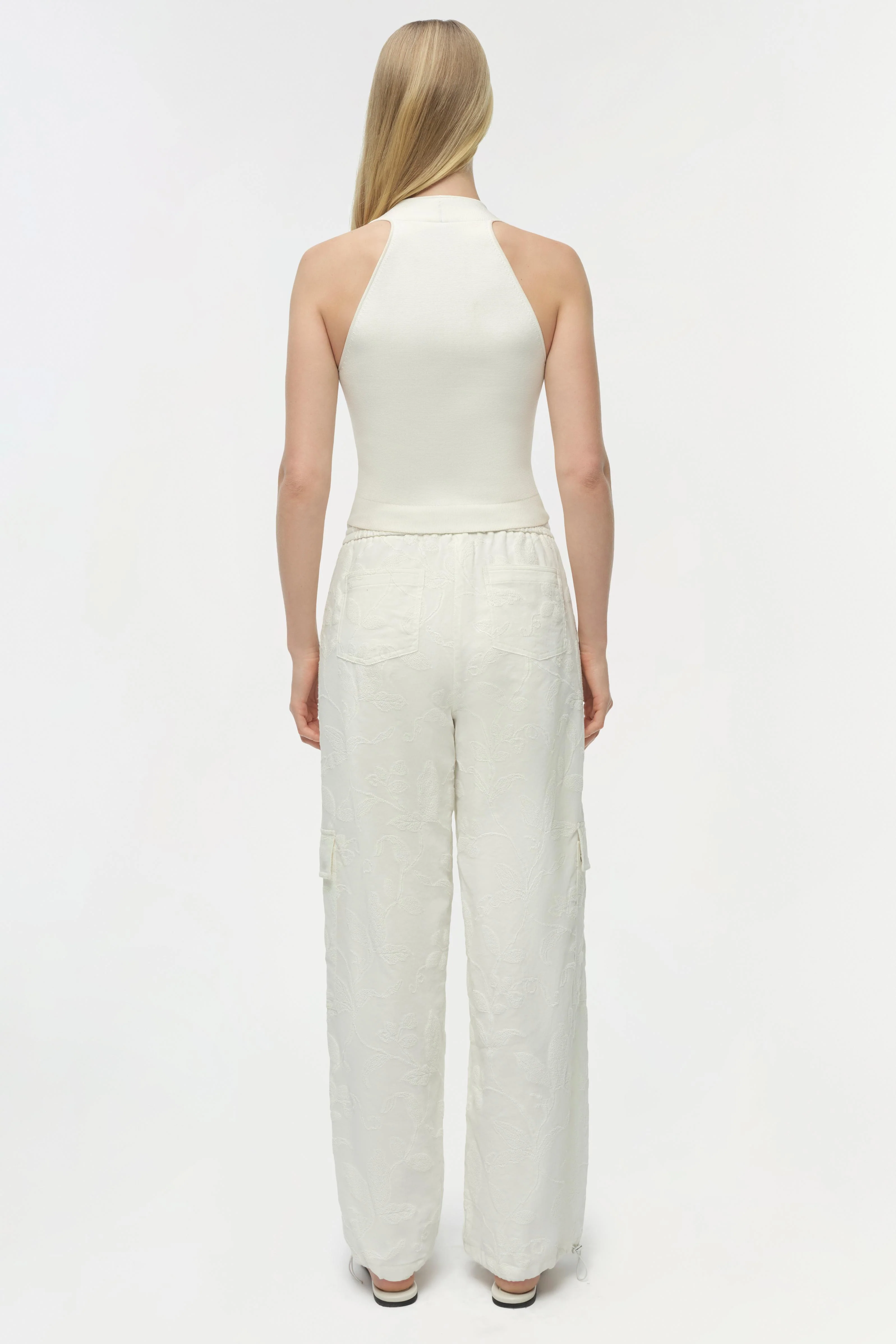 Georgiana Jacquard Cargo Pant - Image 5