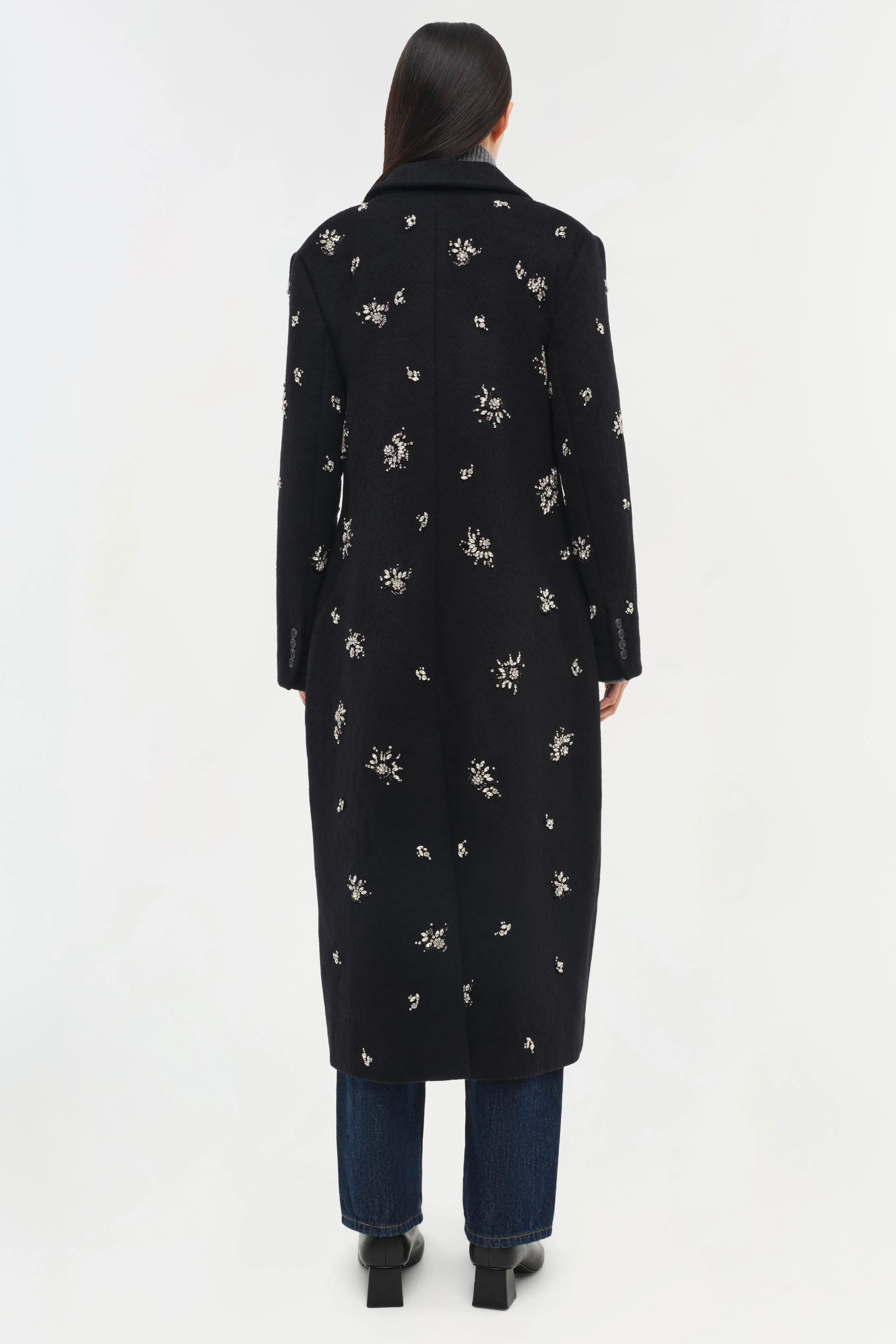 Gianni Embellished Wool Coat - Image 5