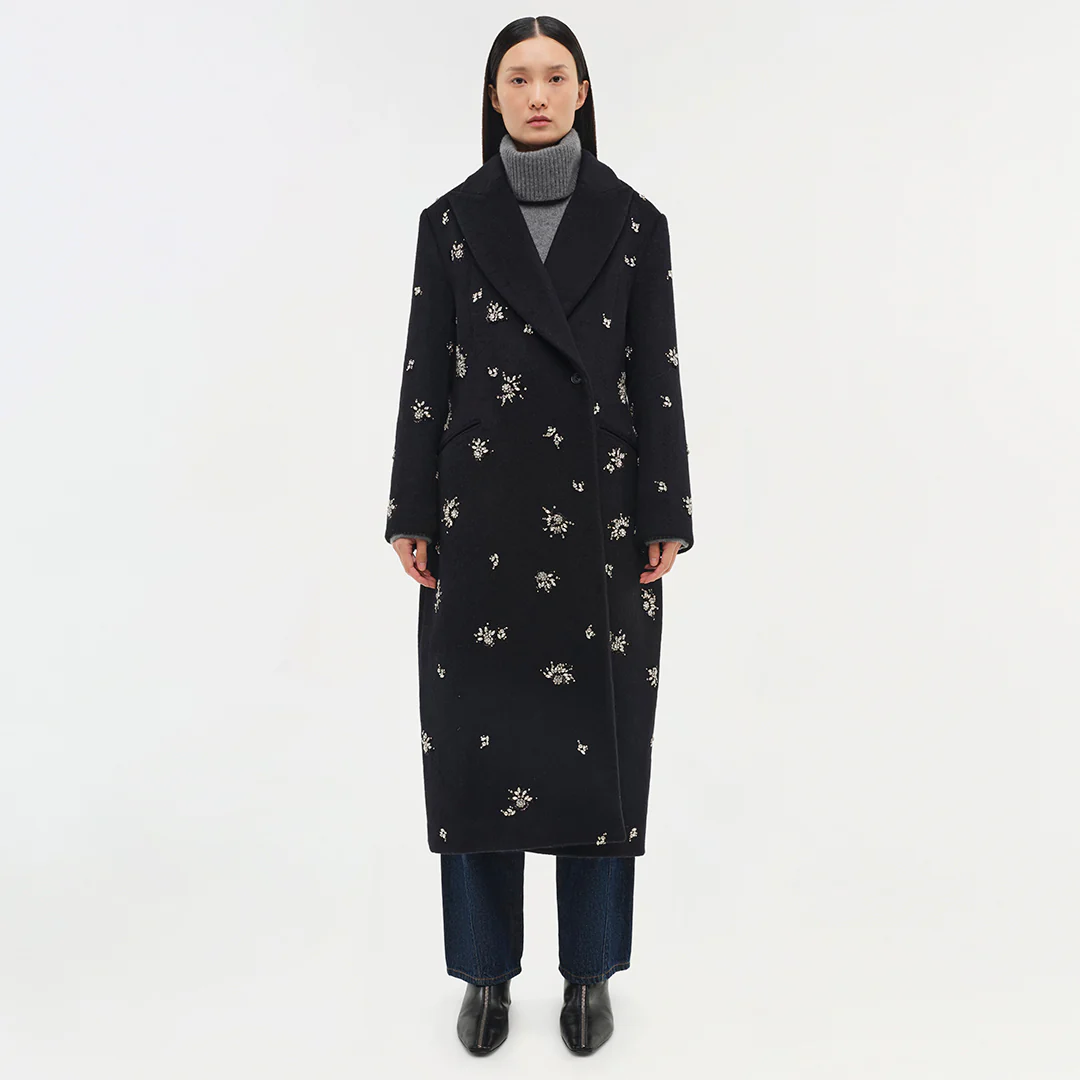 Gianni Embellished Wool Coat - Image 8
