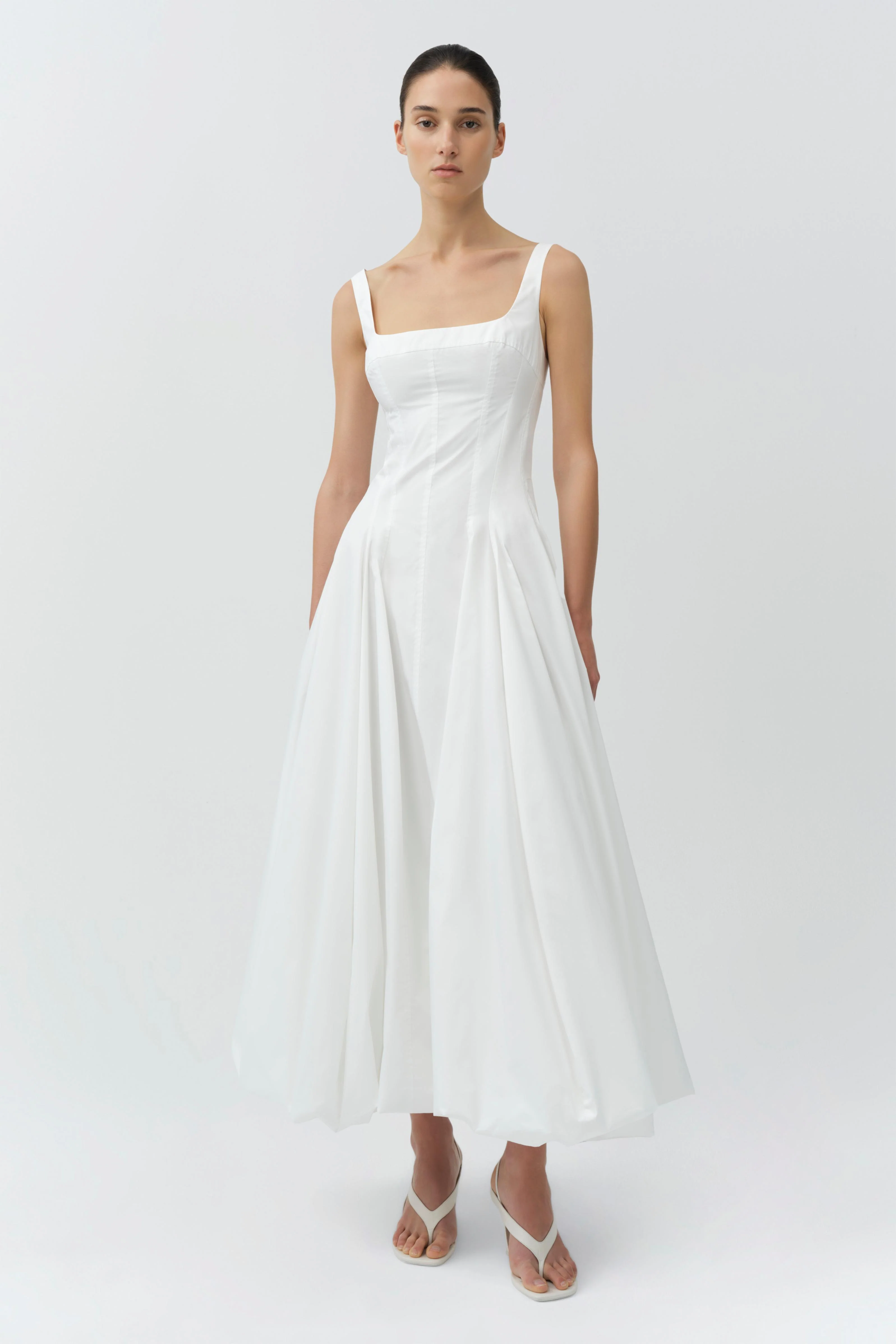 Hally Cotton Midi Dress - Image 2
