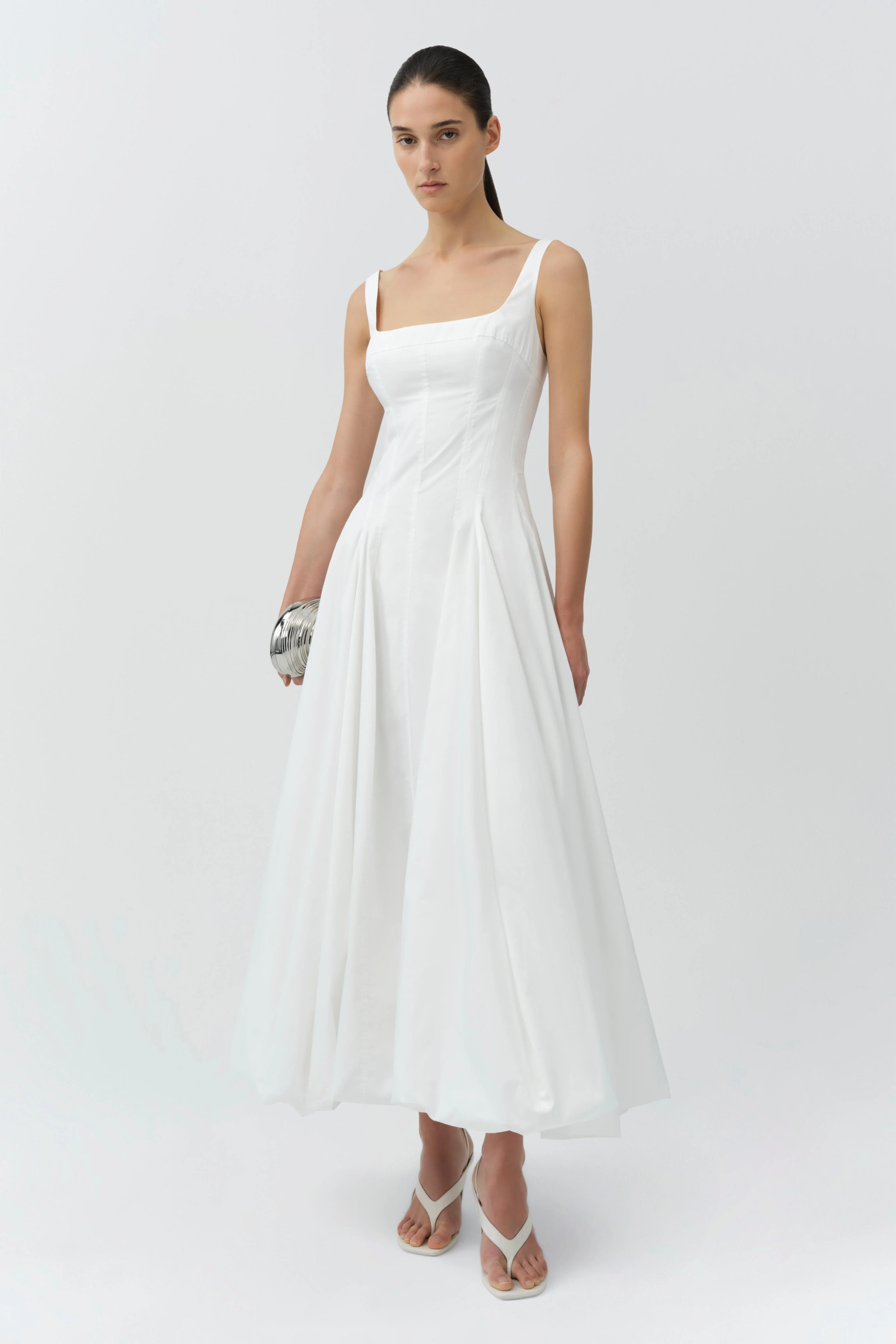 Hally Cotton Midi Dress - Image 4
