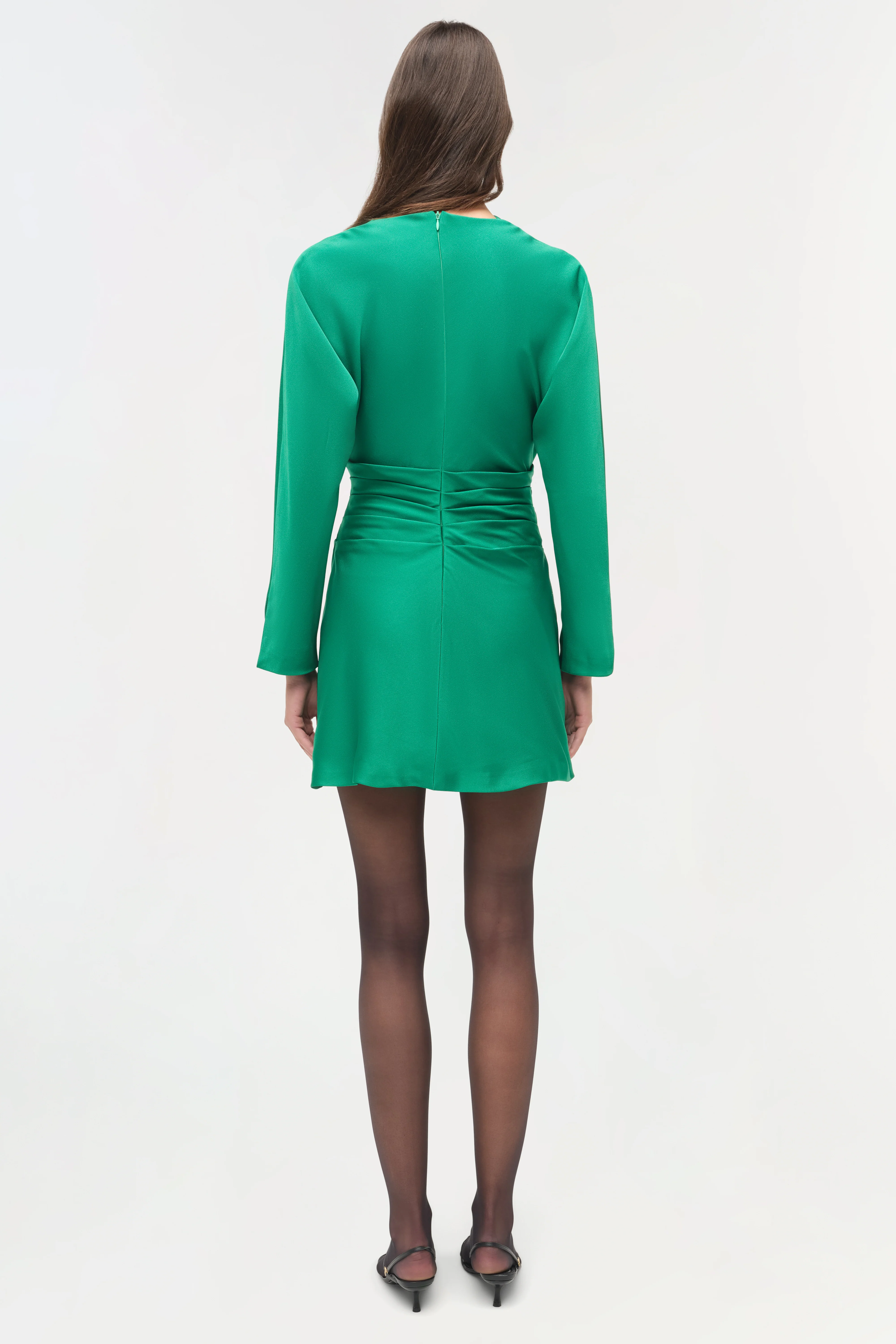 Harpor Satin Mini Dress - Image 5