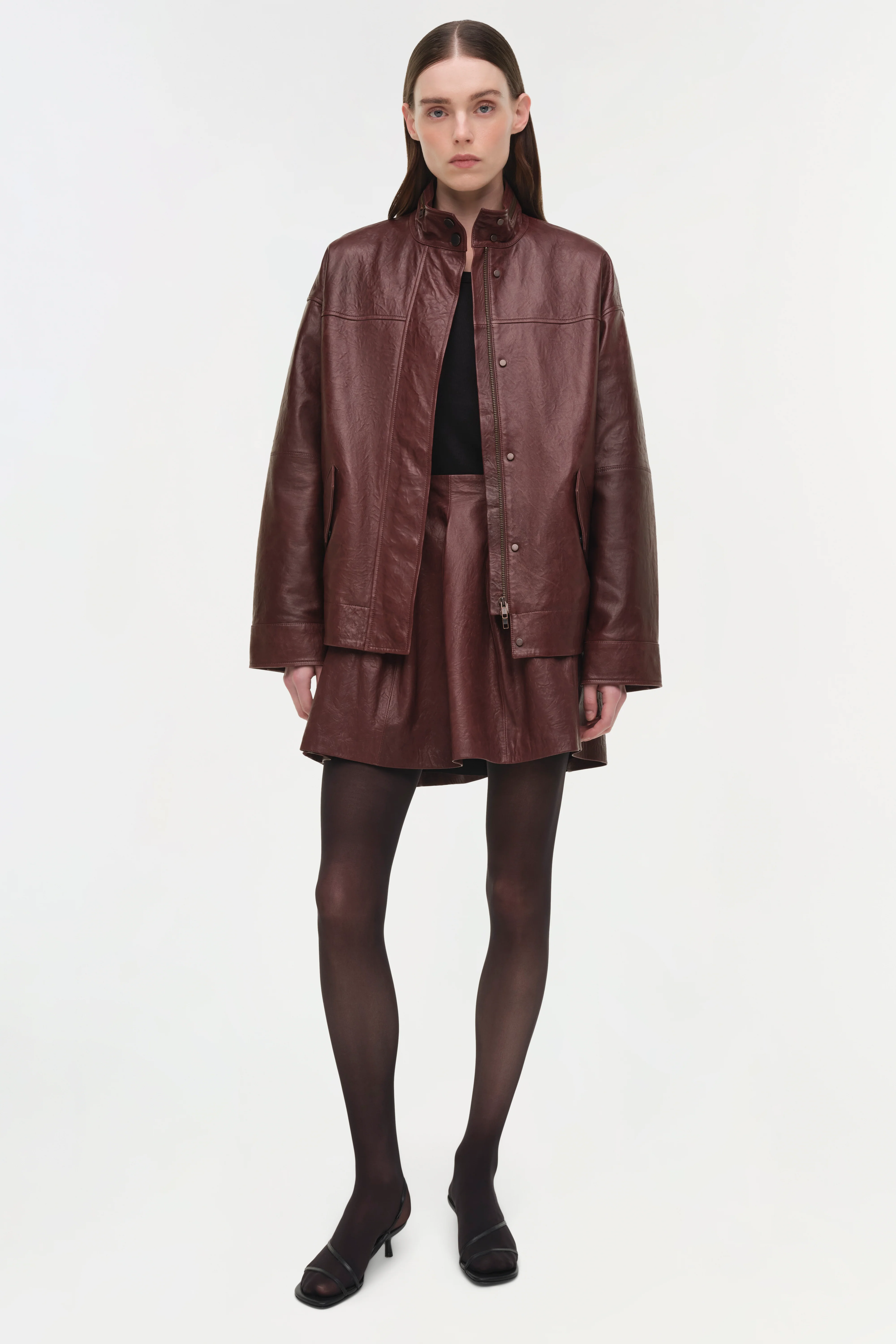 Hartley Leather Jacket - Image 3