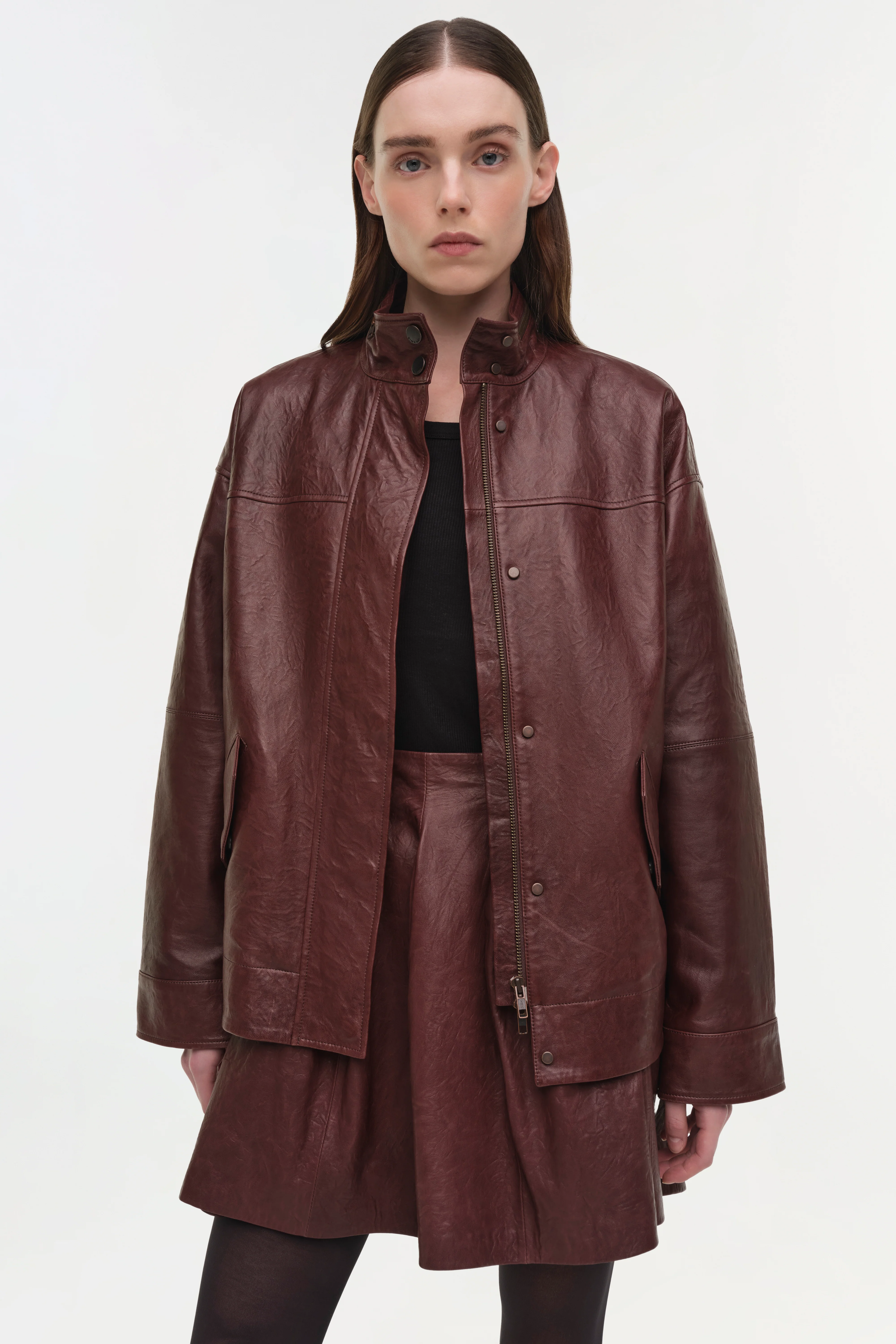 Hartley Leather Jacket - Image 8