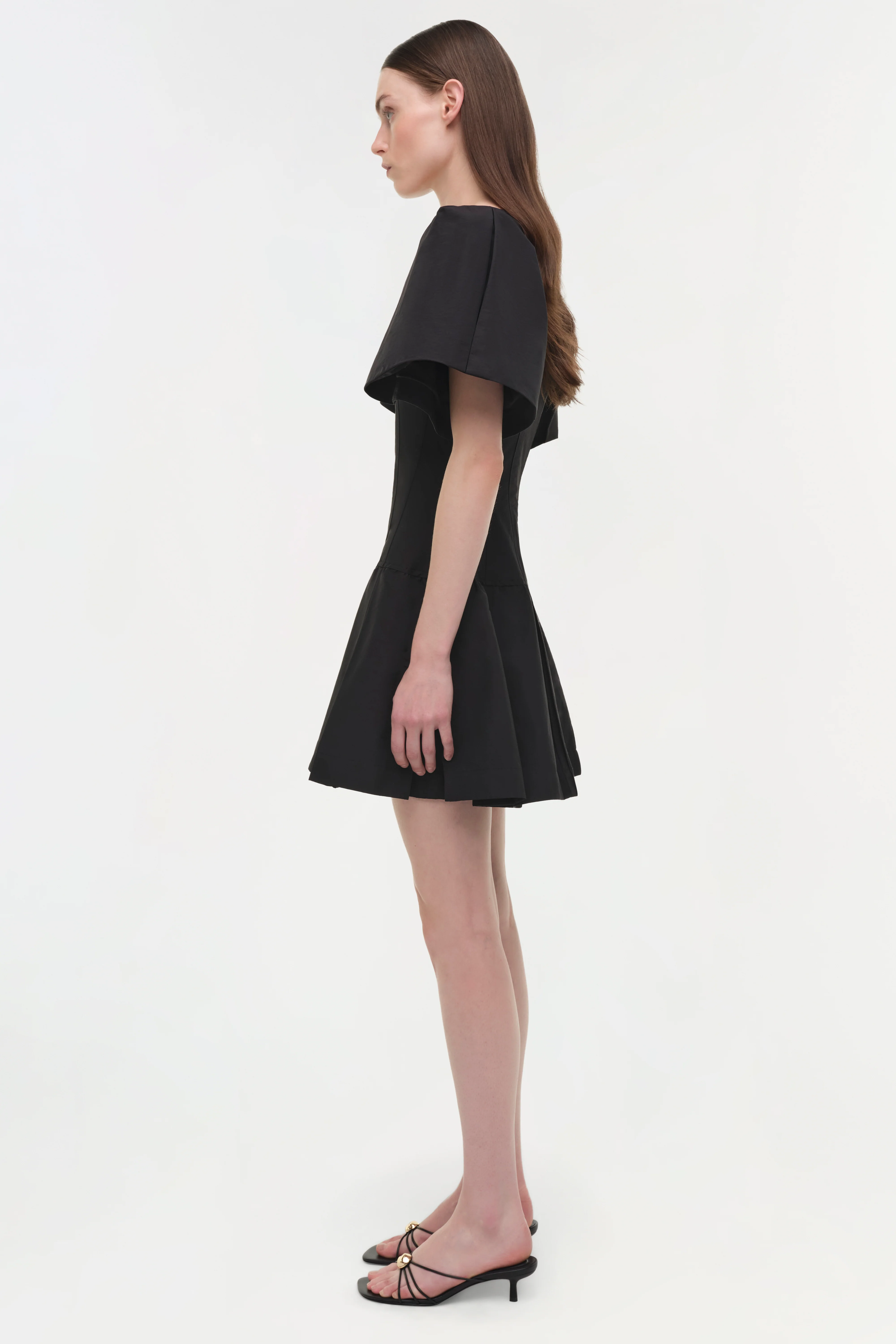 Hattie Cotton Faille Mini Dress - Image 4