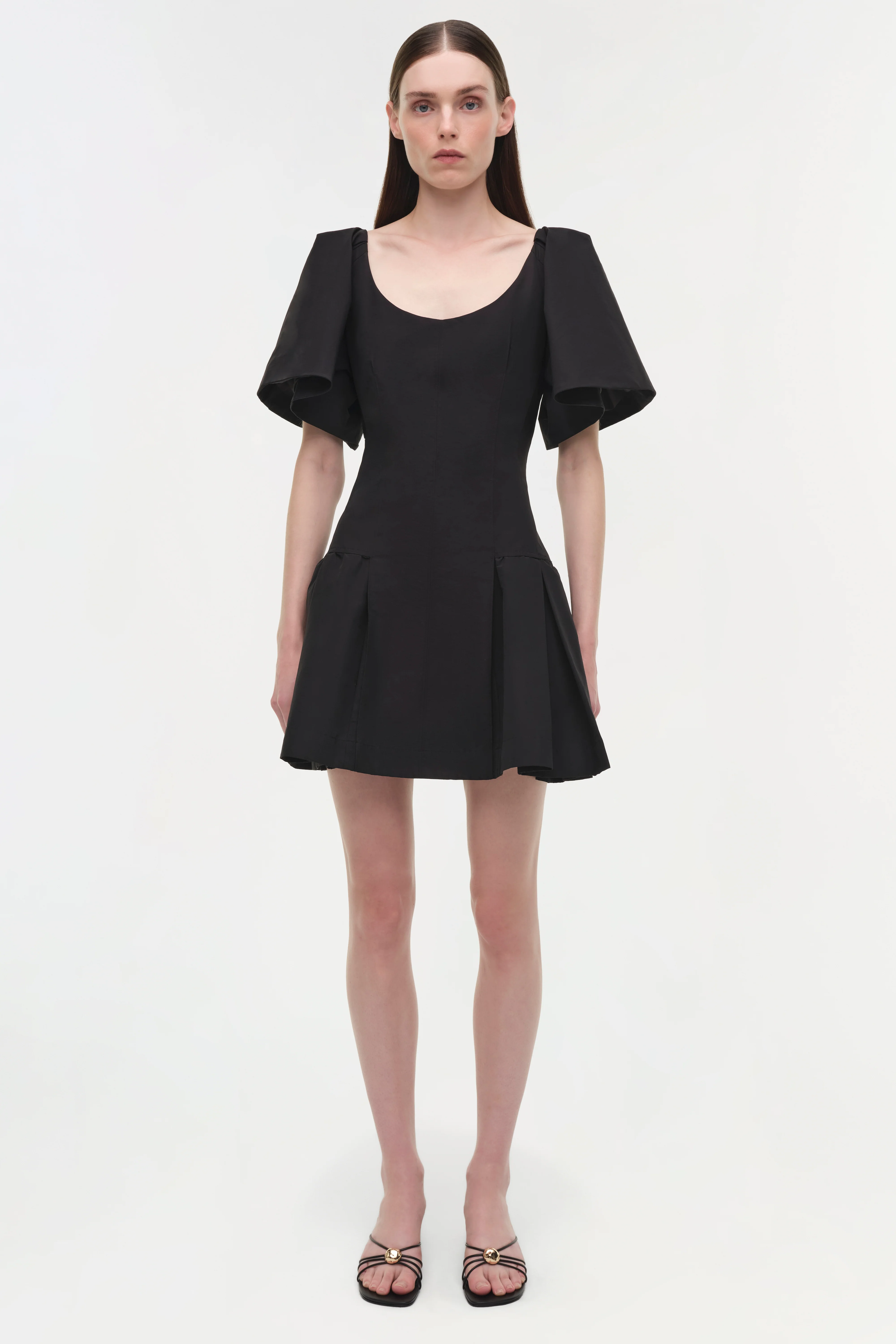 Hattie Cotton Faille Mini Dress - Image 6