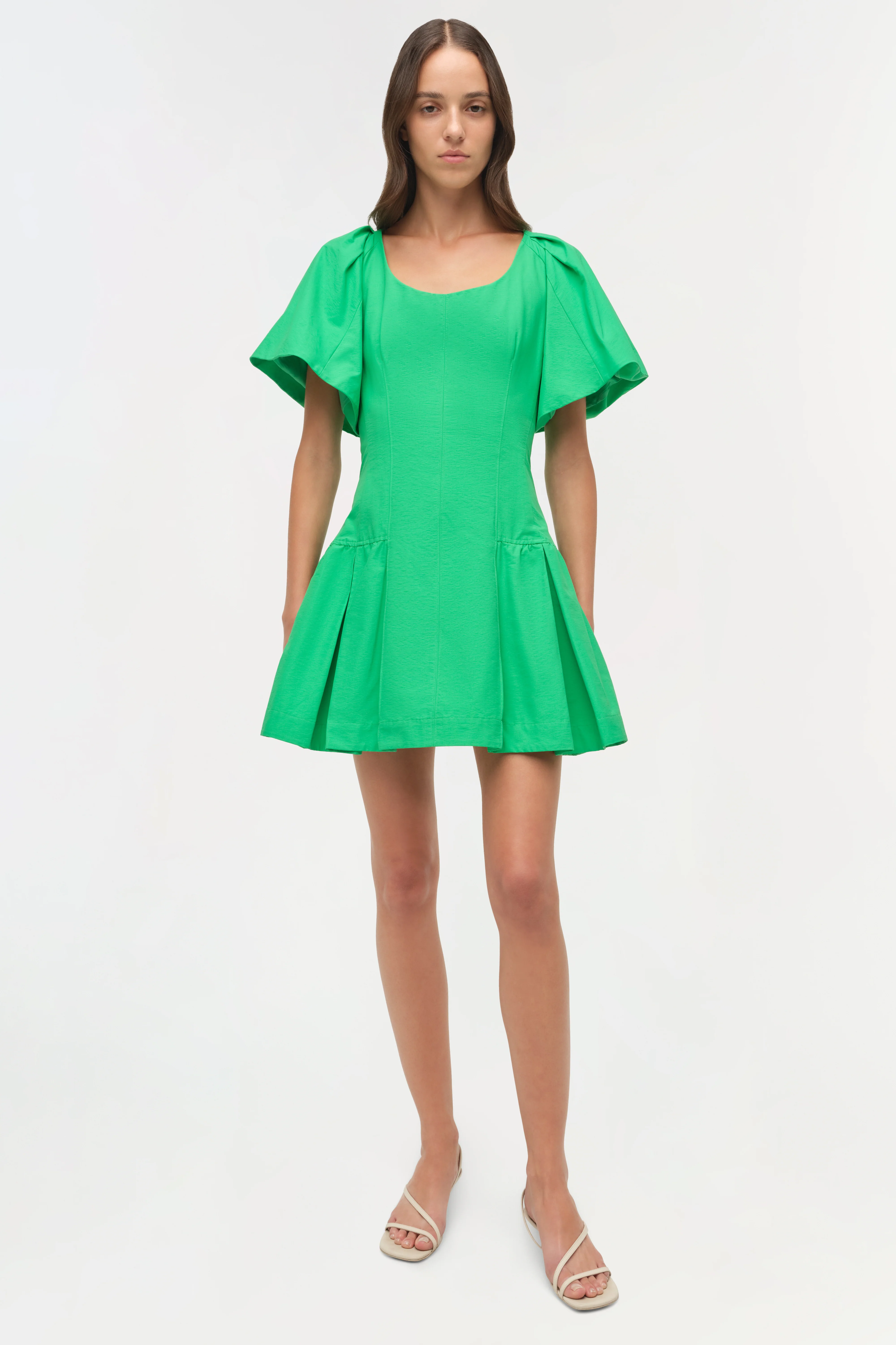 Hattie Cotton Faille Mini Dress - Image 2