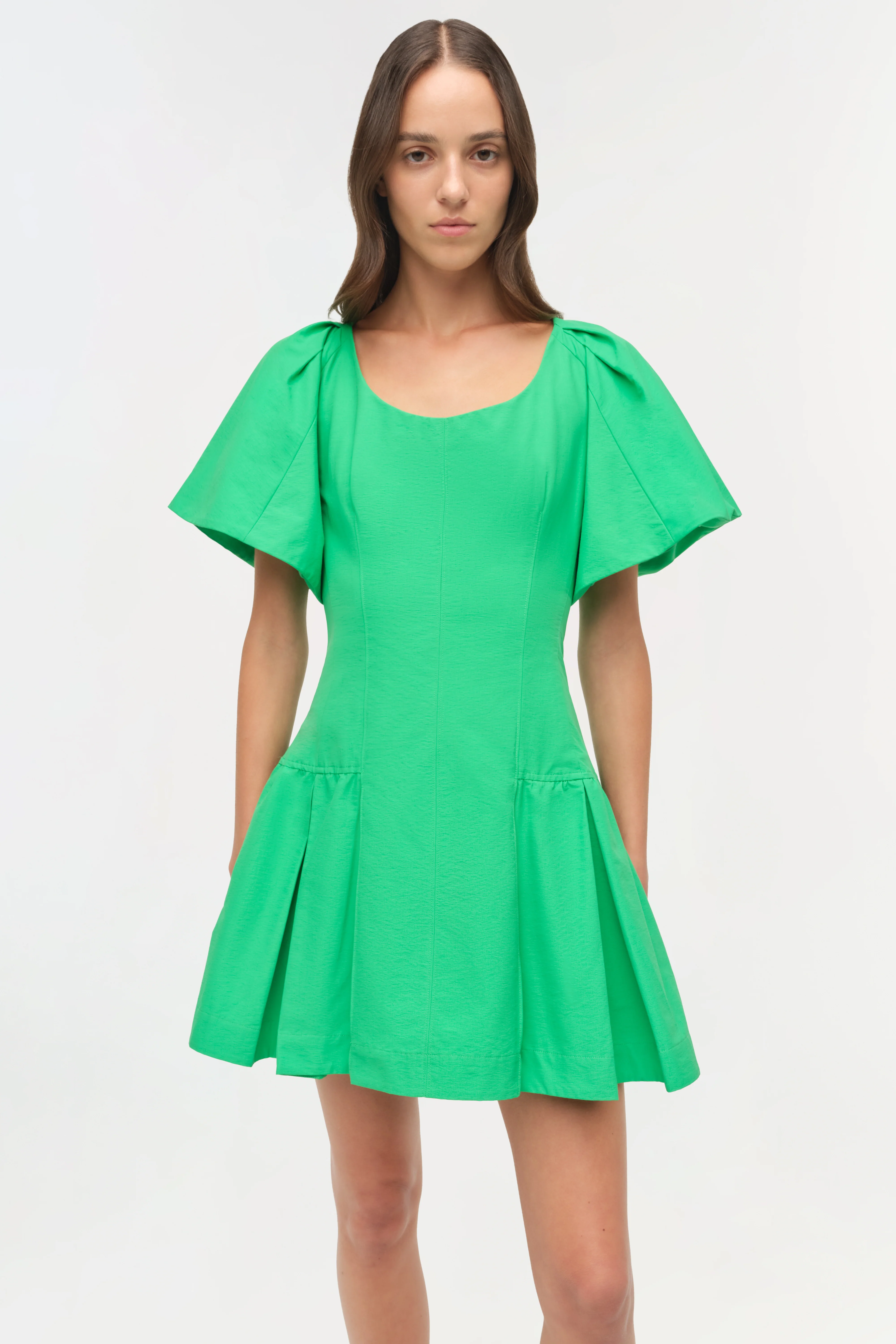 Hattie Cotton Faille Mini Dress - Image 3