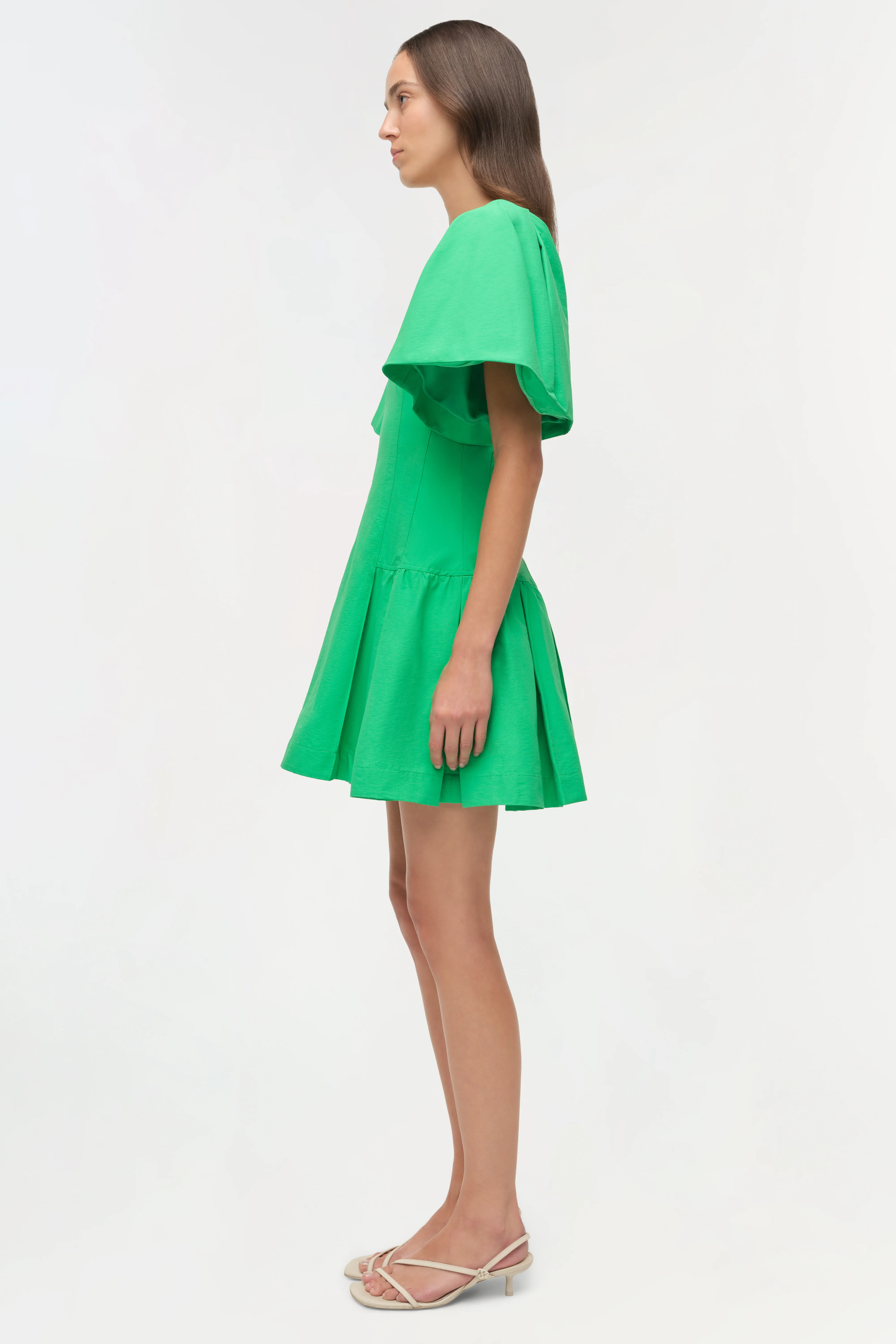 Hattie Cotton Faille Mini Dress - Image 4