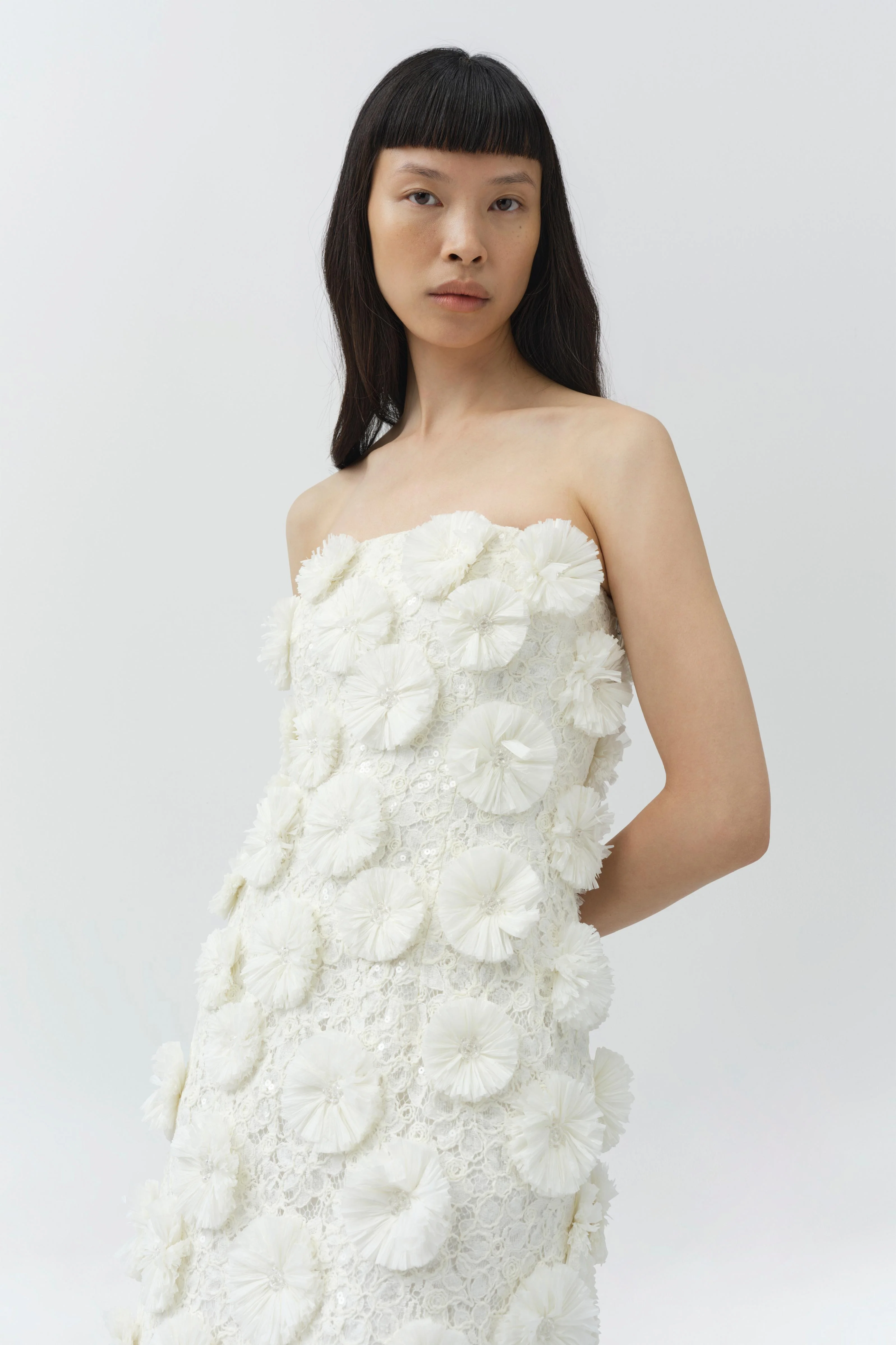 Holland Floral Raffia Bustier Mini Dress - Image 3