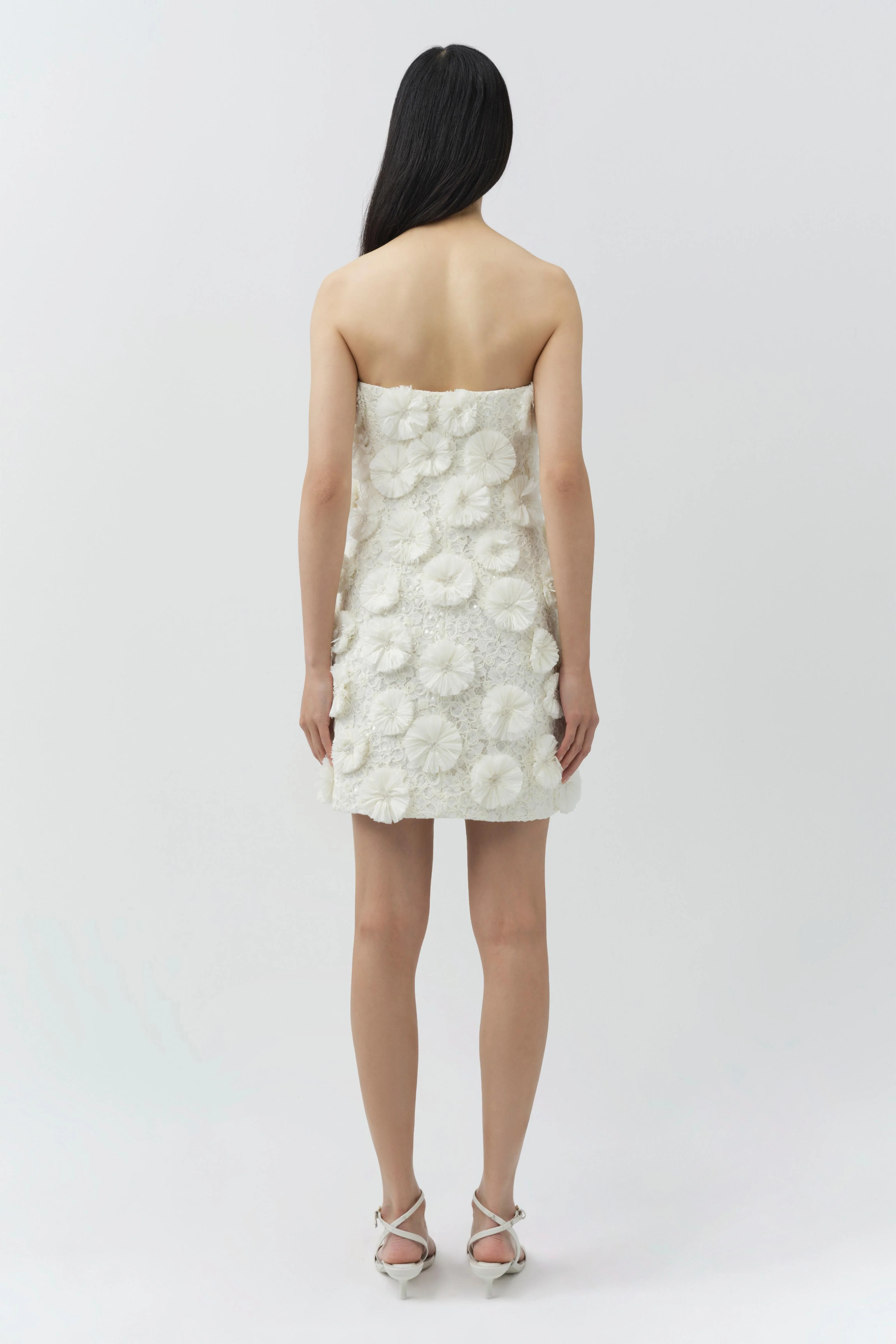 Holland Floral Raffia Bustier Mini Dress - Image 4