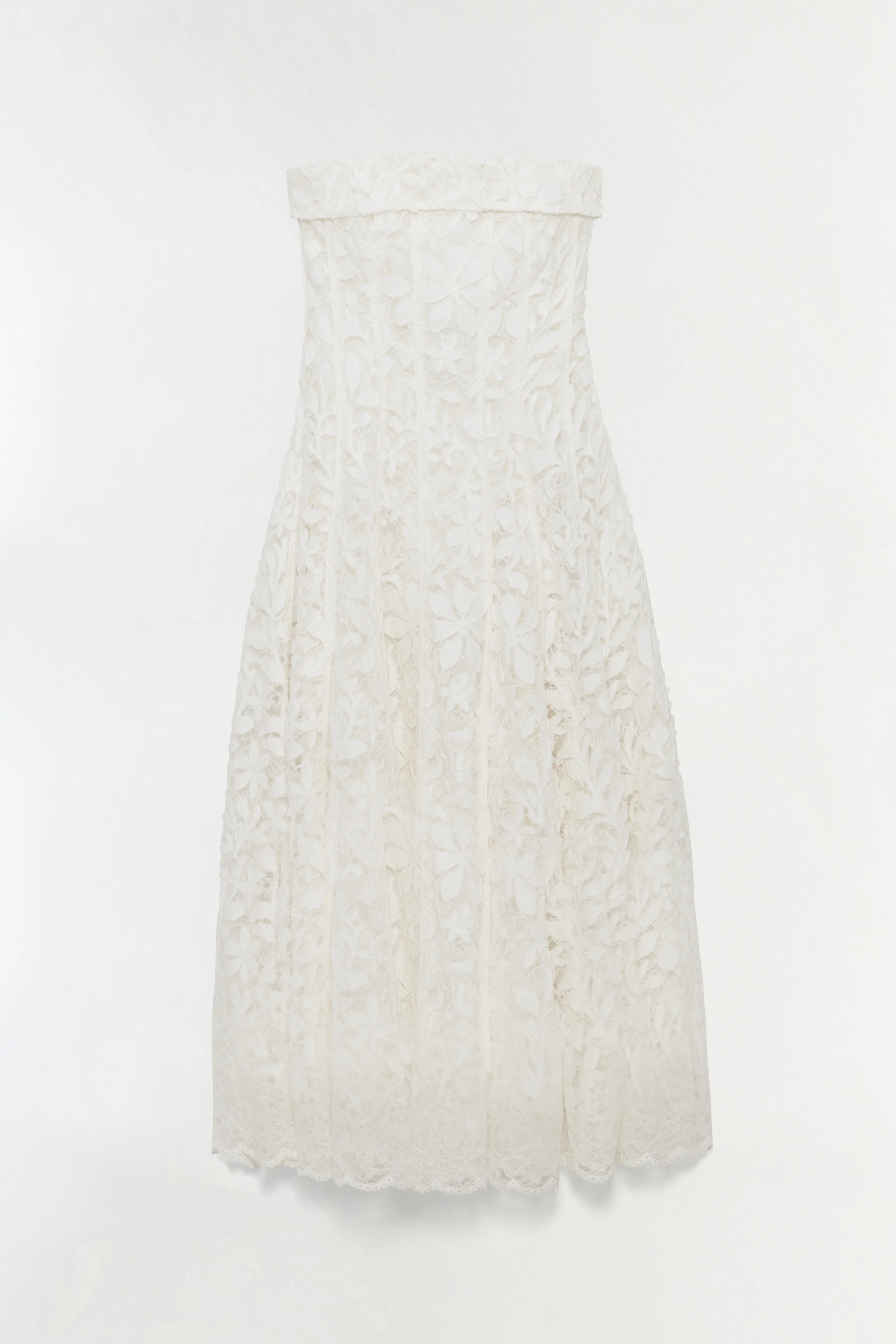 Imogen Lace Bustier Midi Dress