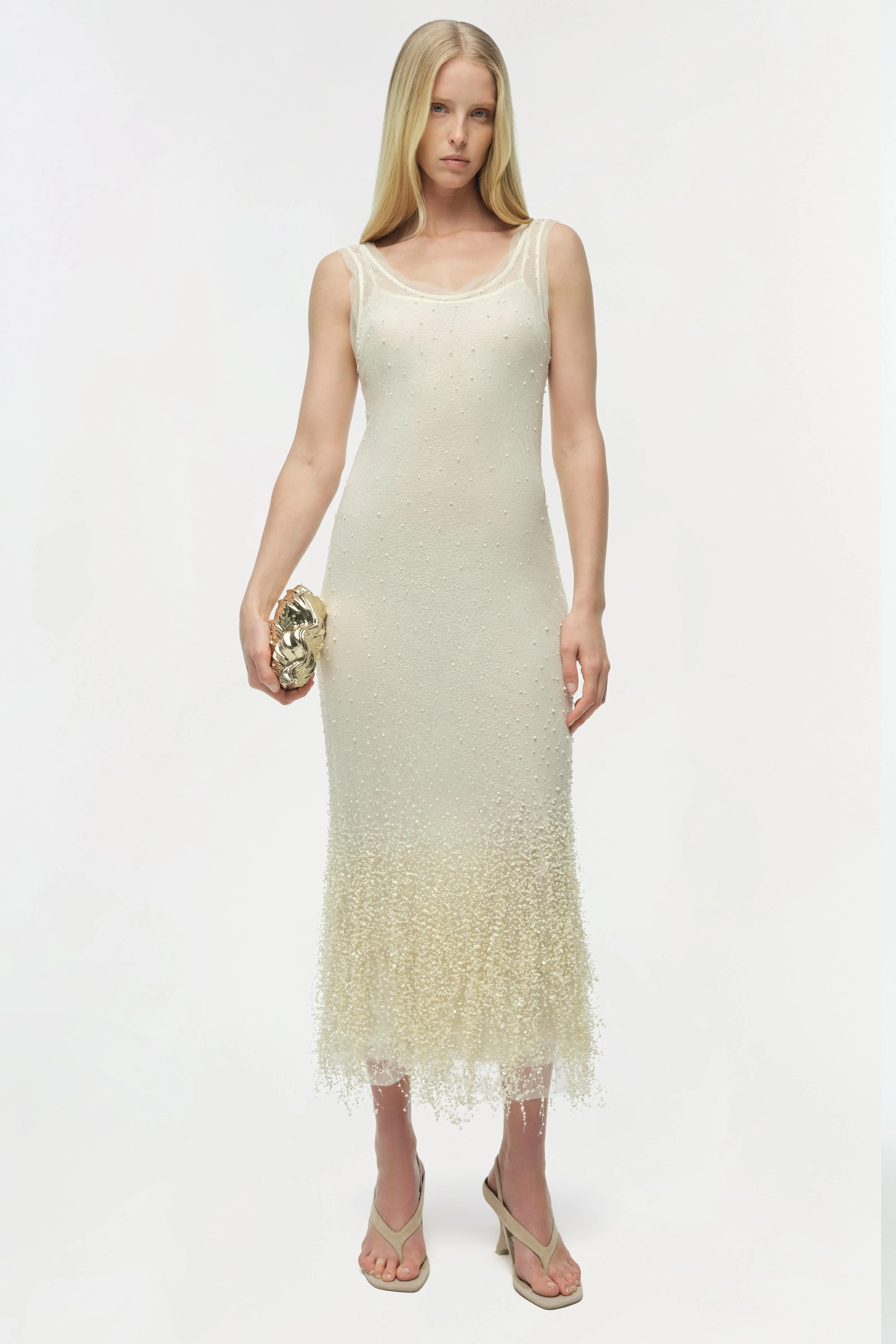 Irisa Lace Midi Dress - Image 3