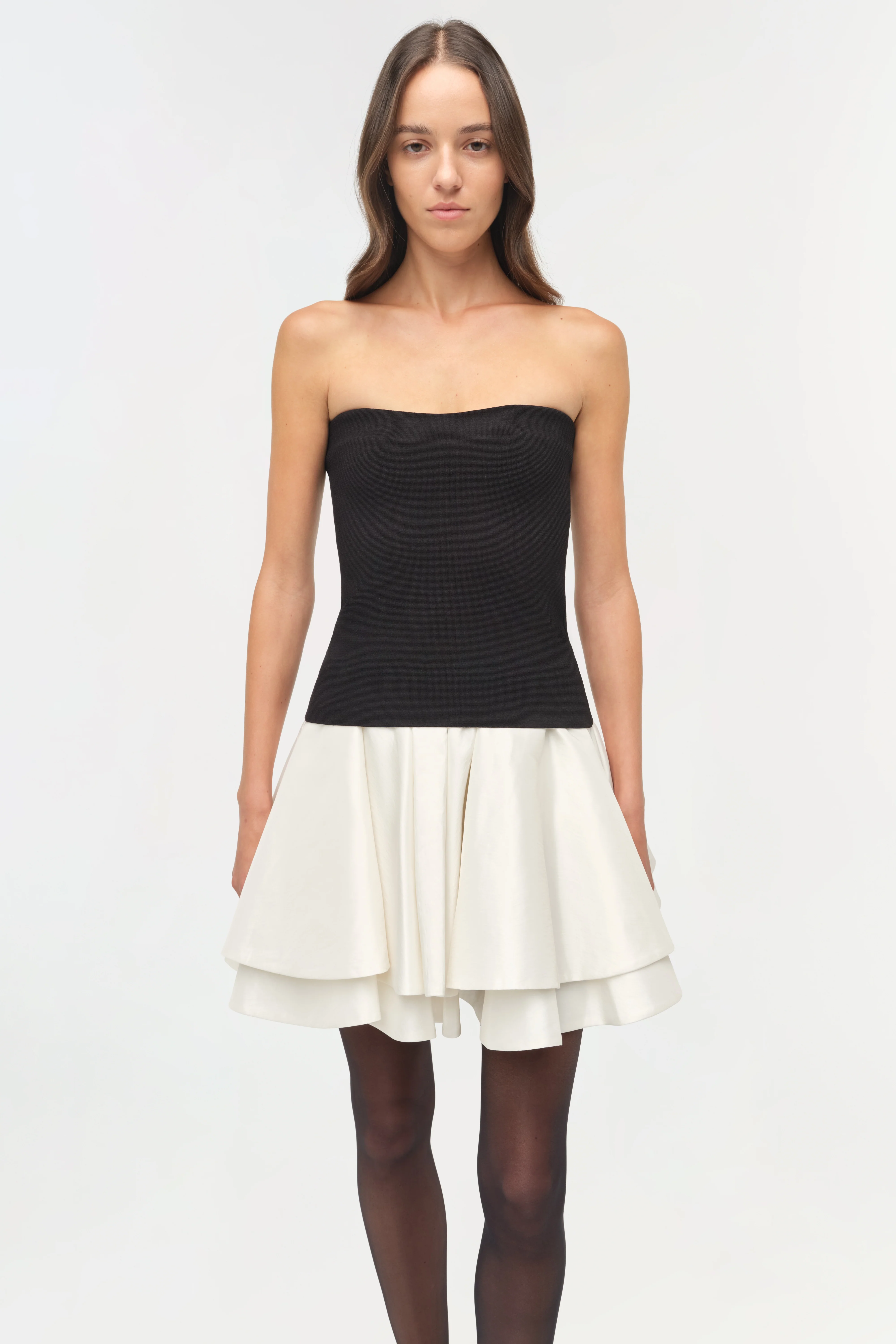 Isabelle Taffeta Knit Mini Dress - Image 3