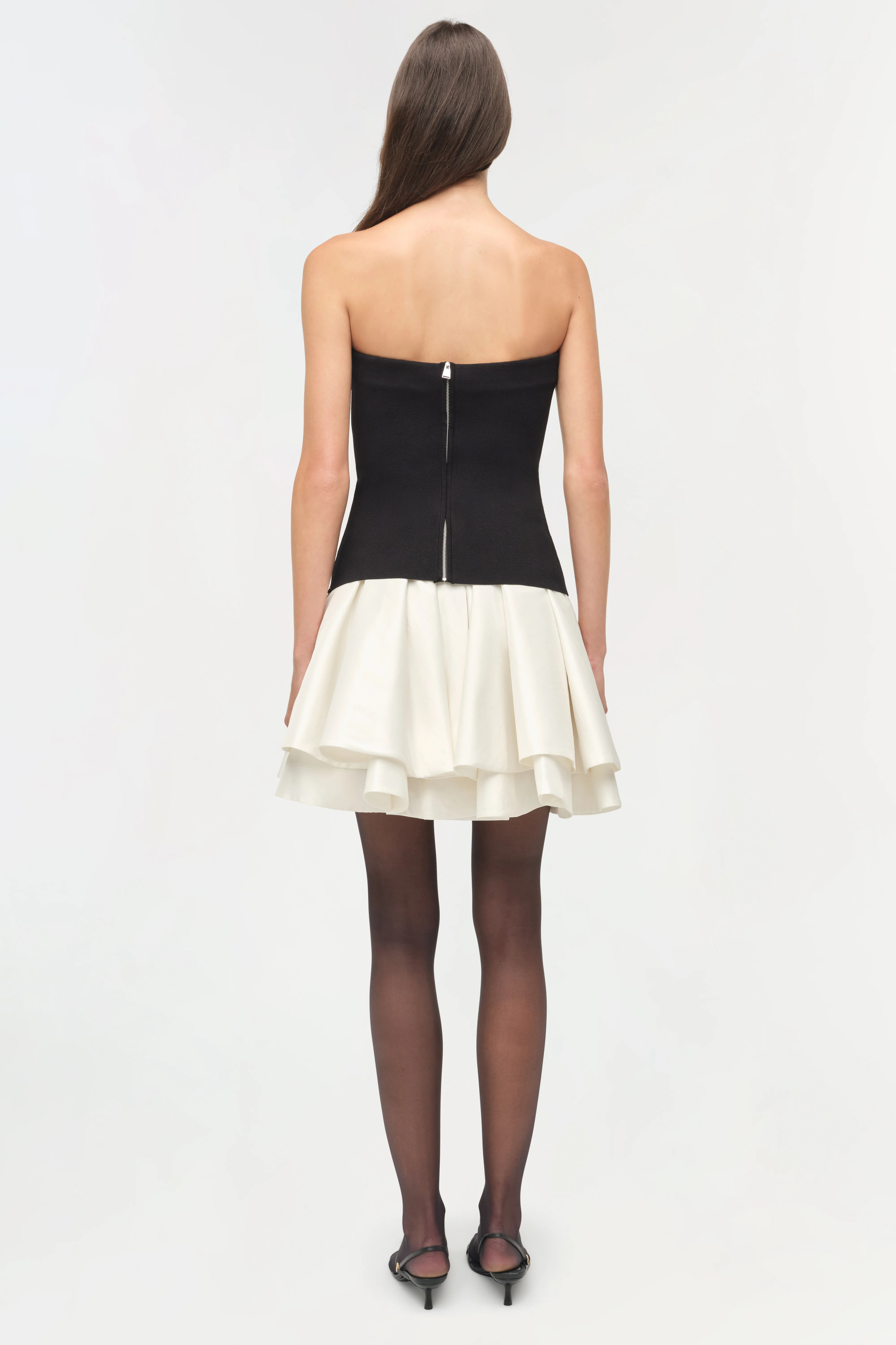 Isabelle Taffeta Knit Mini Dress - Image 5