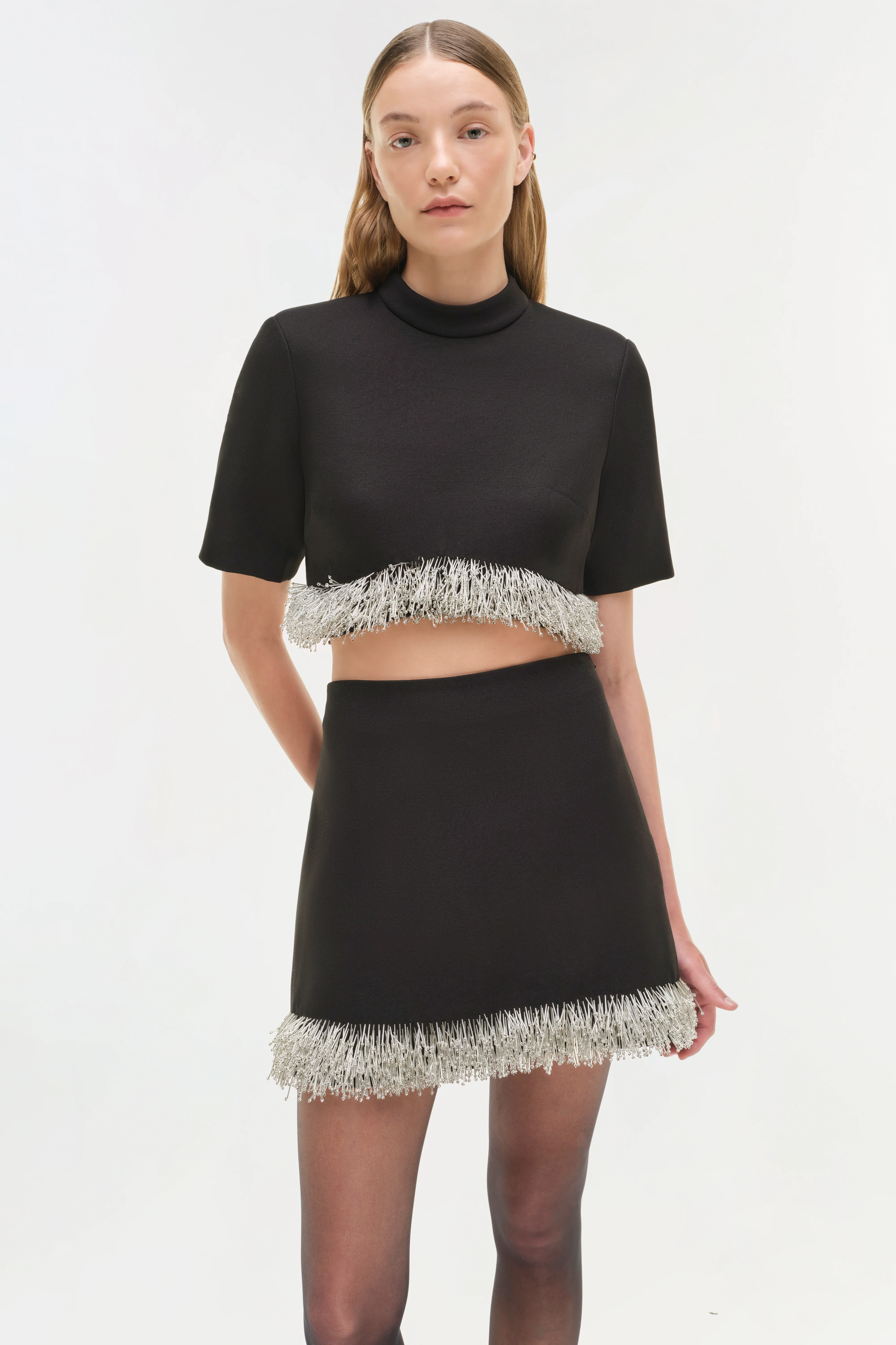 Jalen Embellished Cropped Top - Image 3