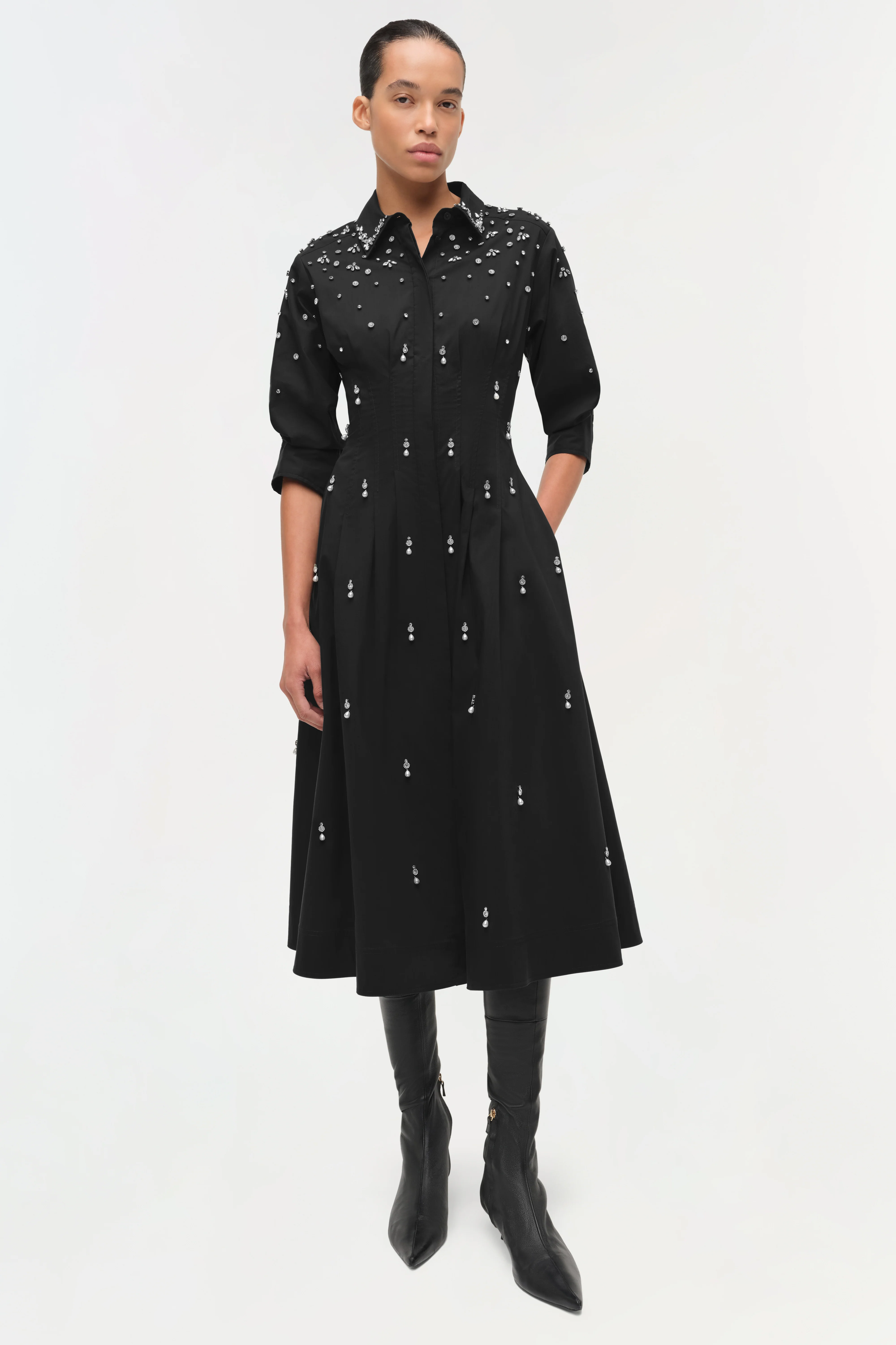 Jazz Embellished Midi Dress - Image 2