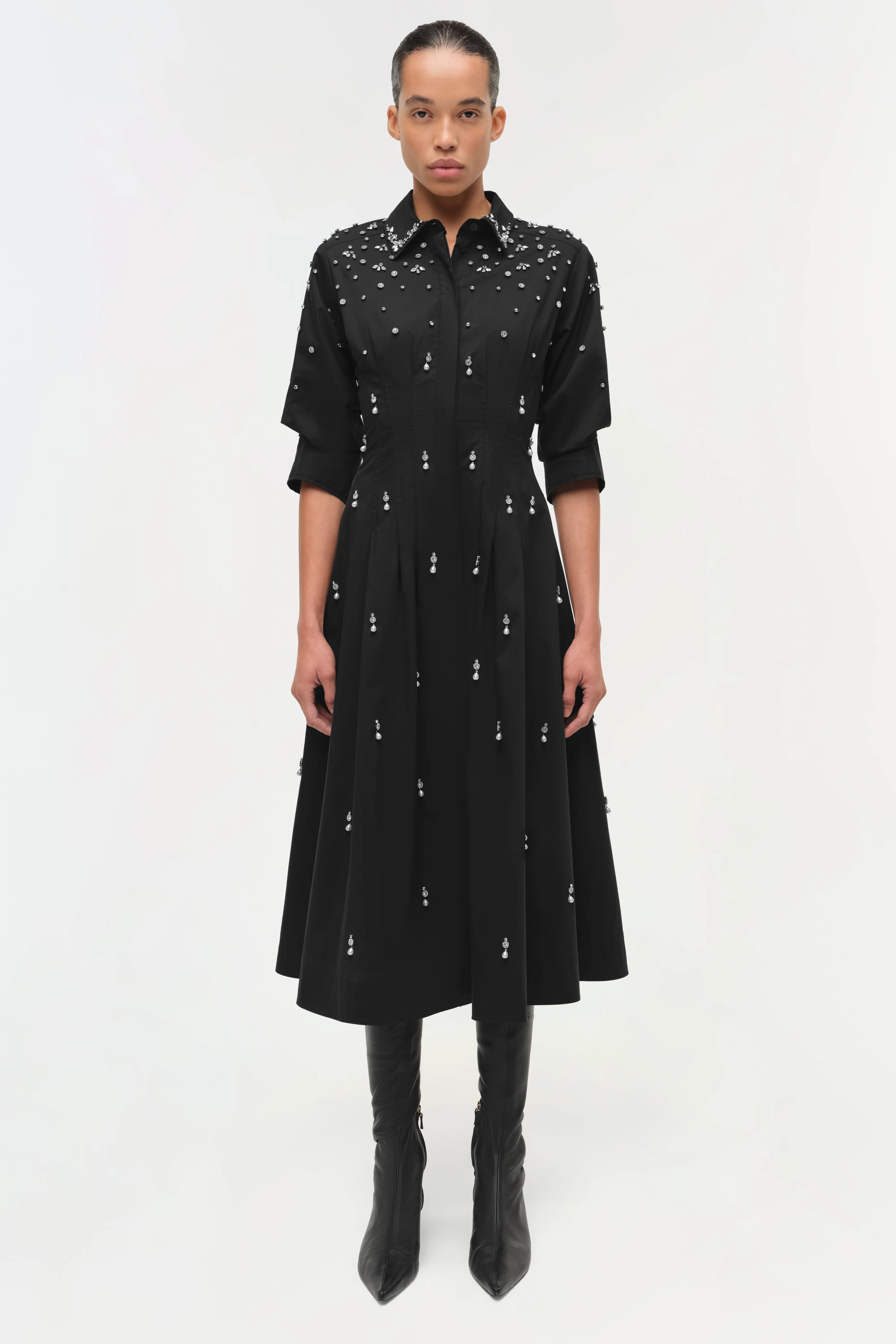 Jazz Embellished Midi Dress - Image 6