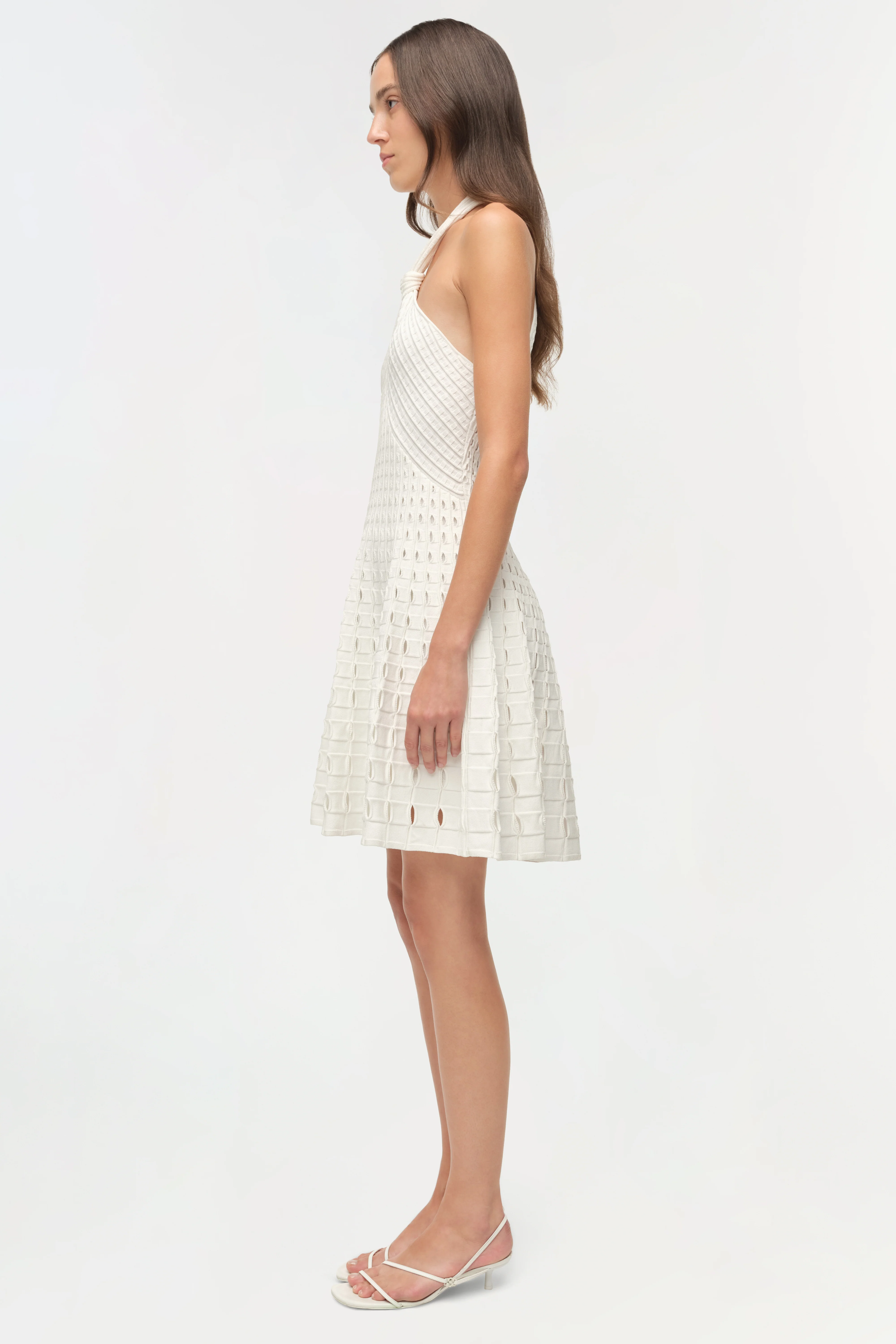 Jenna Eyelet Knit Mini Dress - Image 5