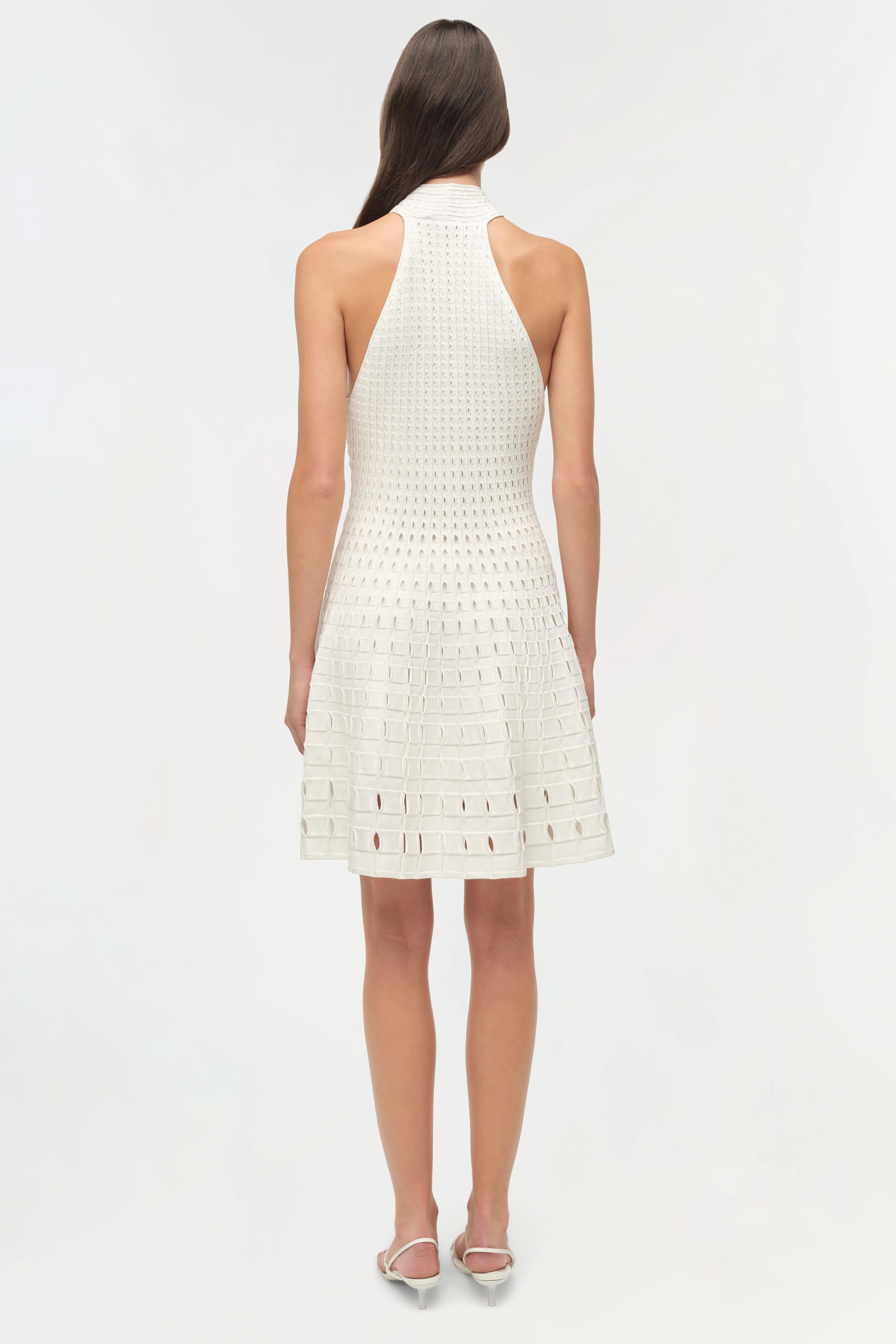 Jenna Eyelet Knit Mini Dress - Image 6