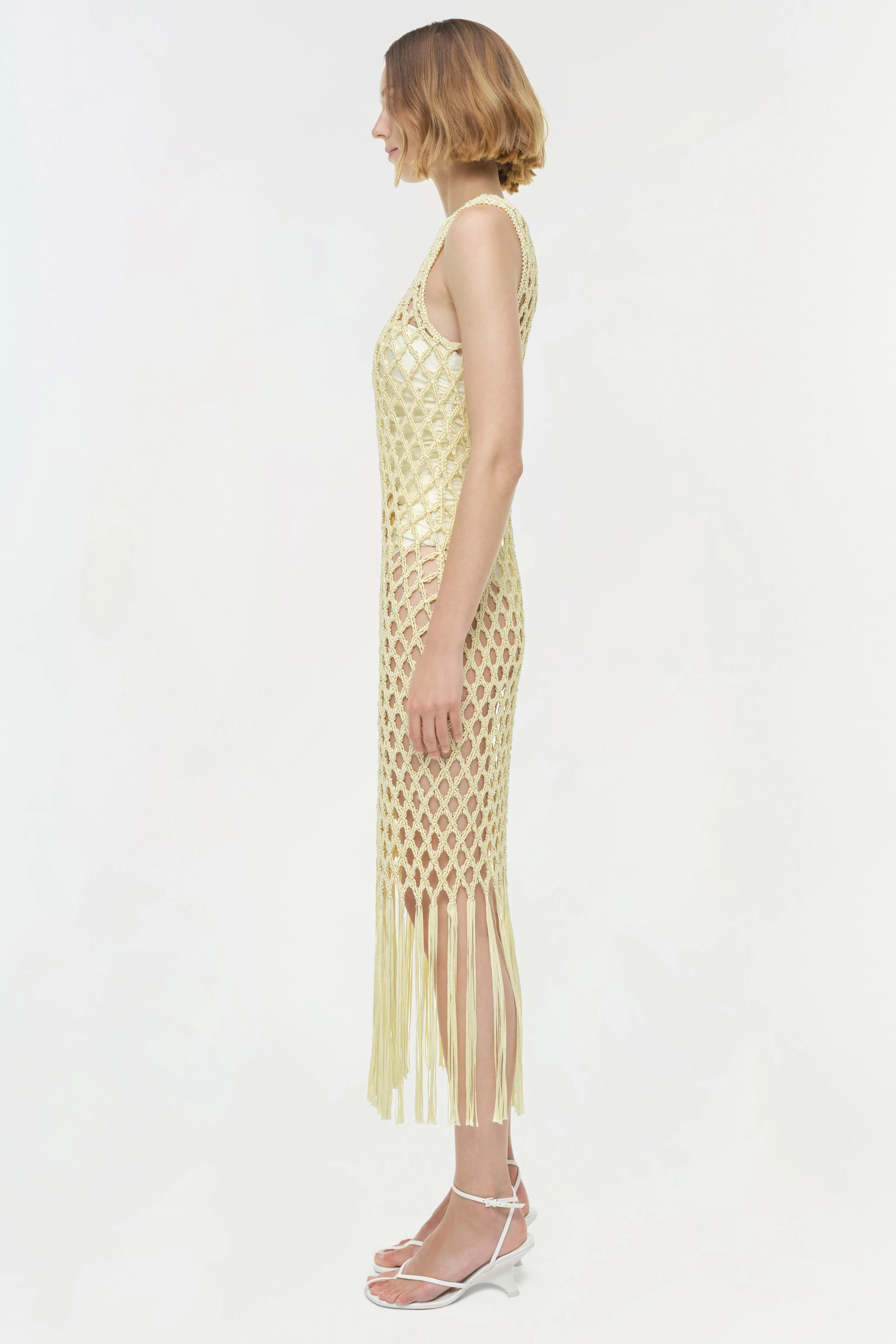 Jensen Macrame Midi Dress - Image 5