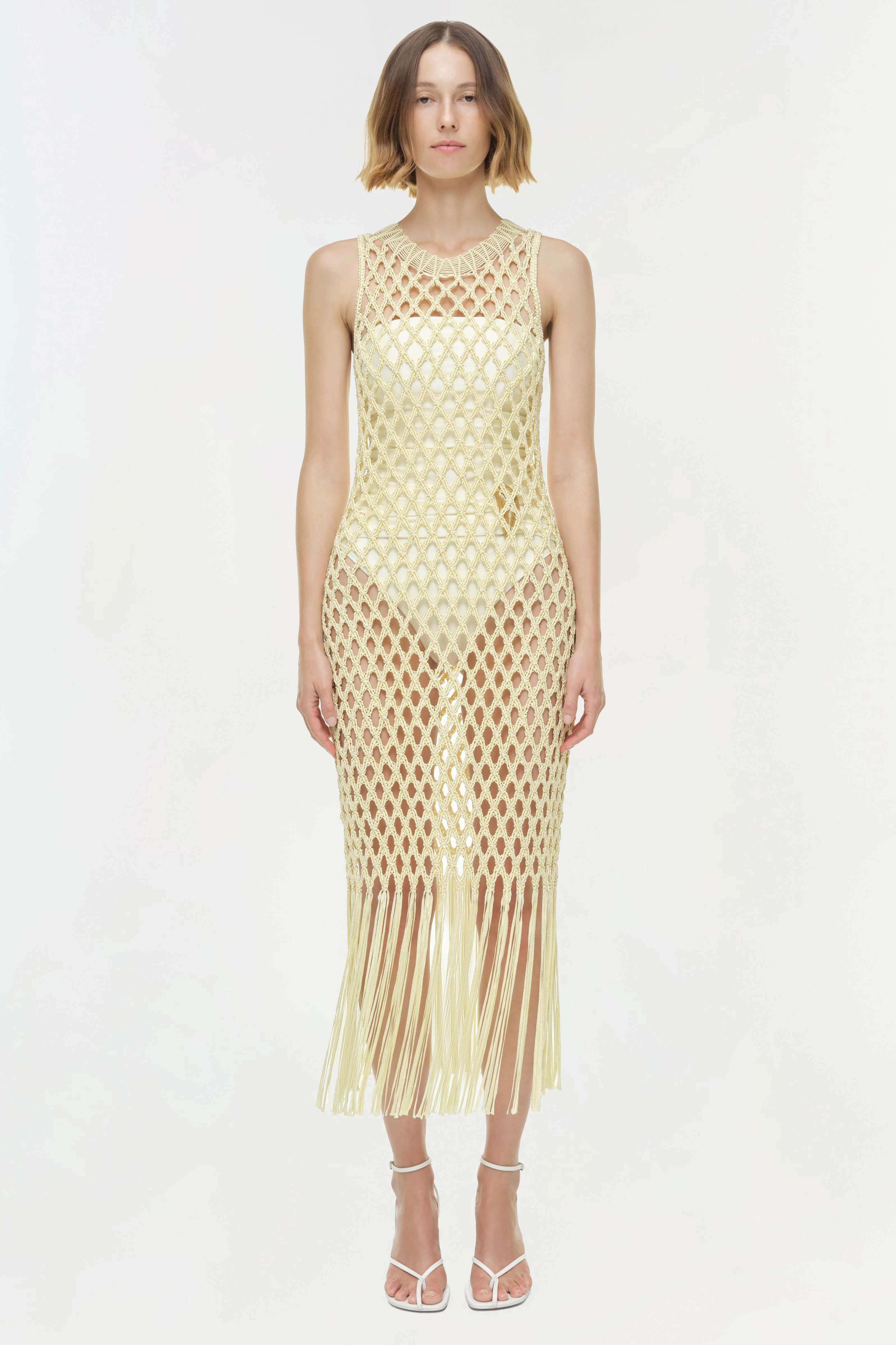 Jensen Macrame Midi Dress - Image 7
