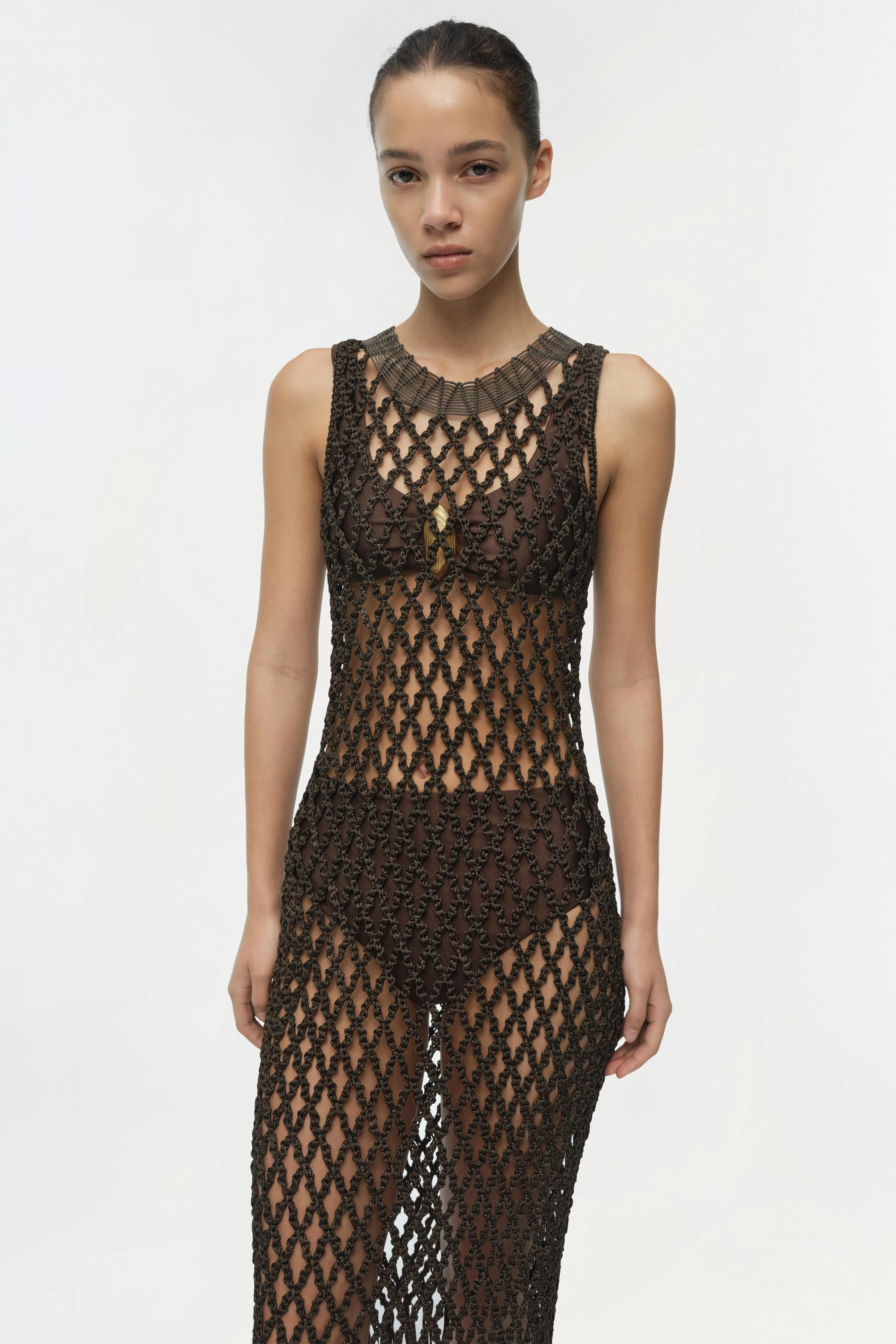 Jensen Macrame Midi Dress - Image 4