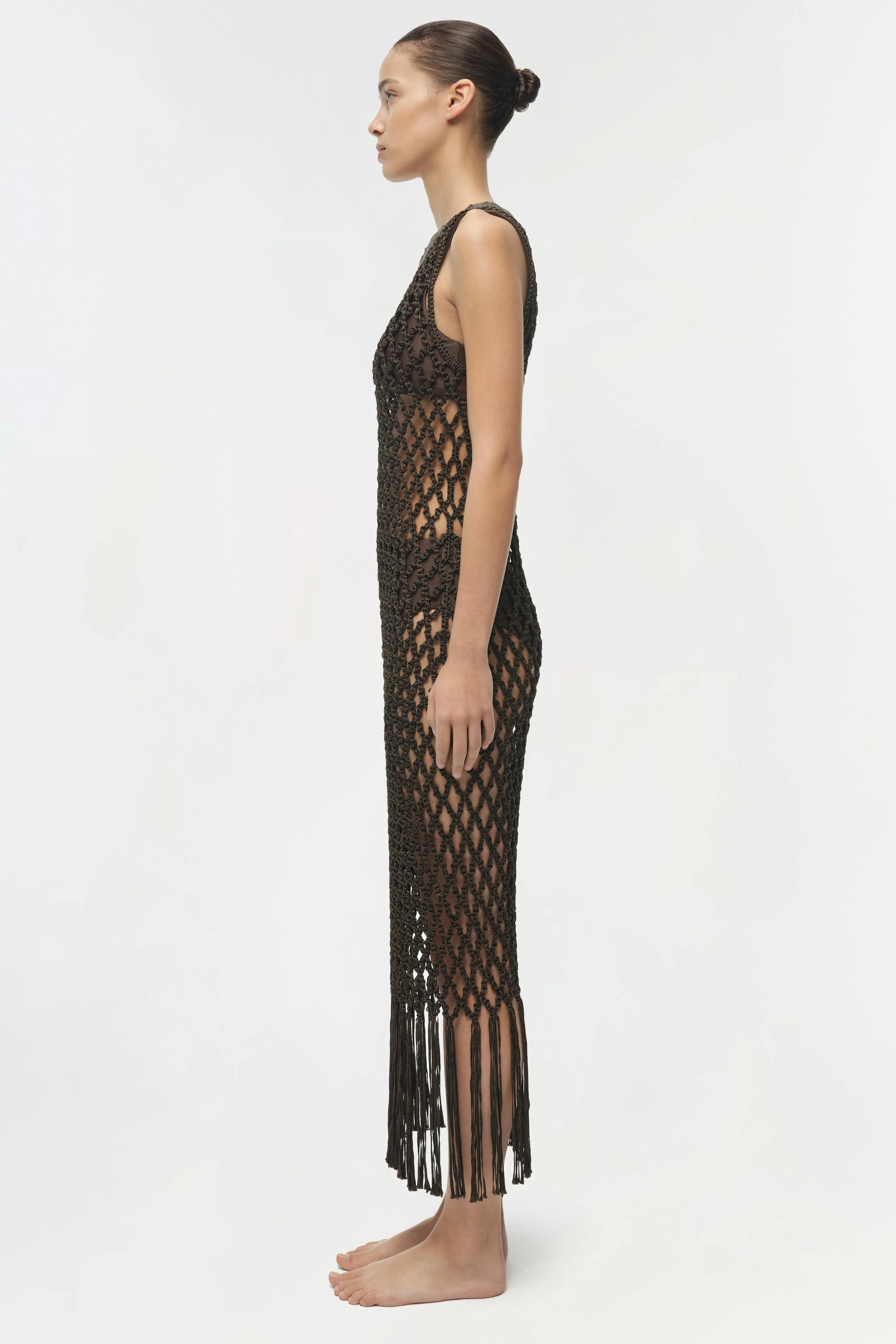 Jensen Macrame Midi Dress - Image 5