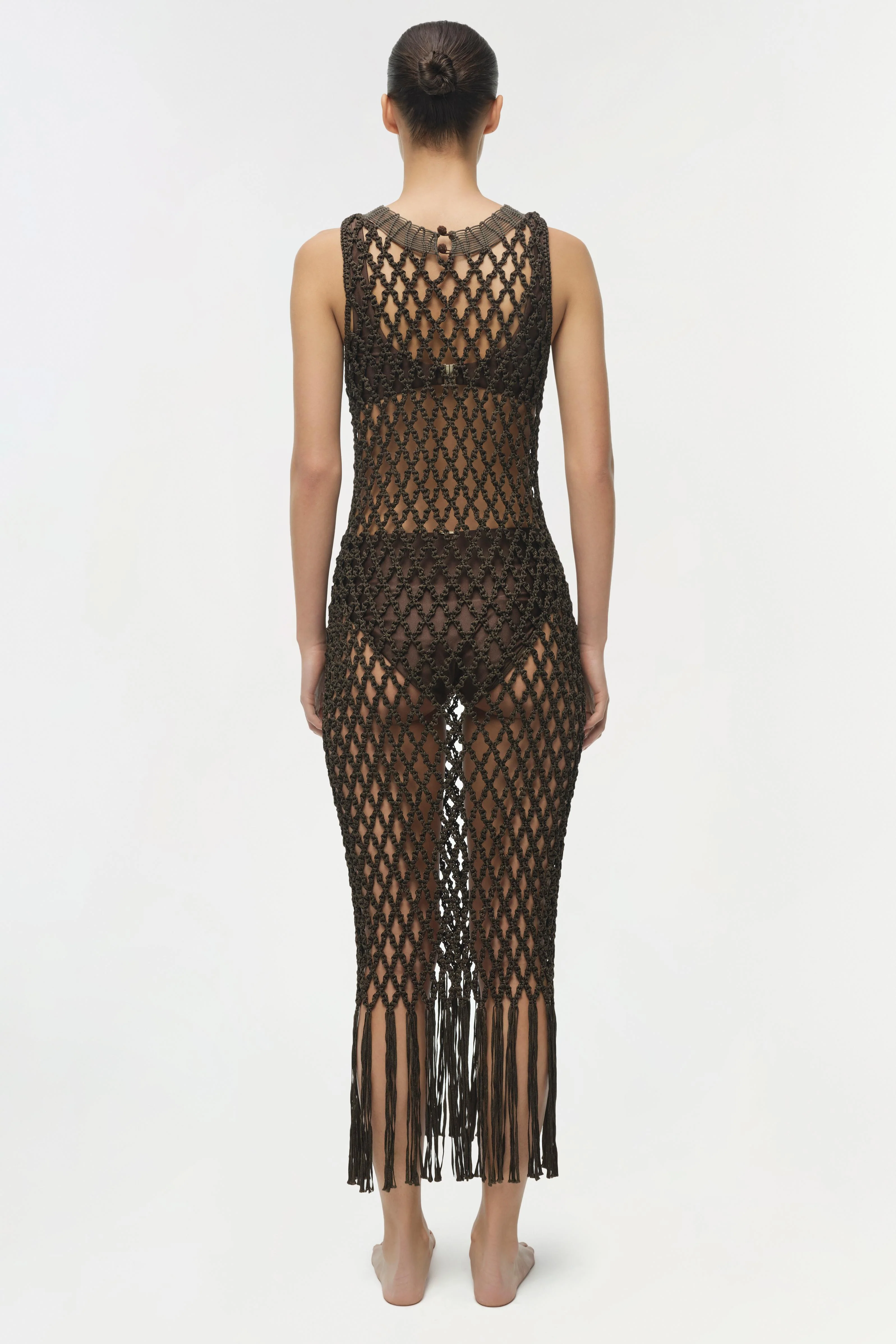 Jensen Macrame Midi Dress - Image 6