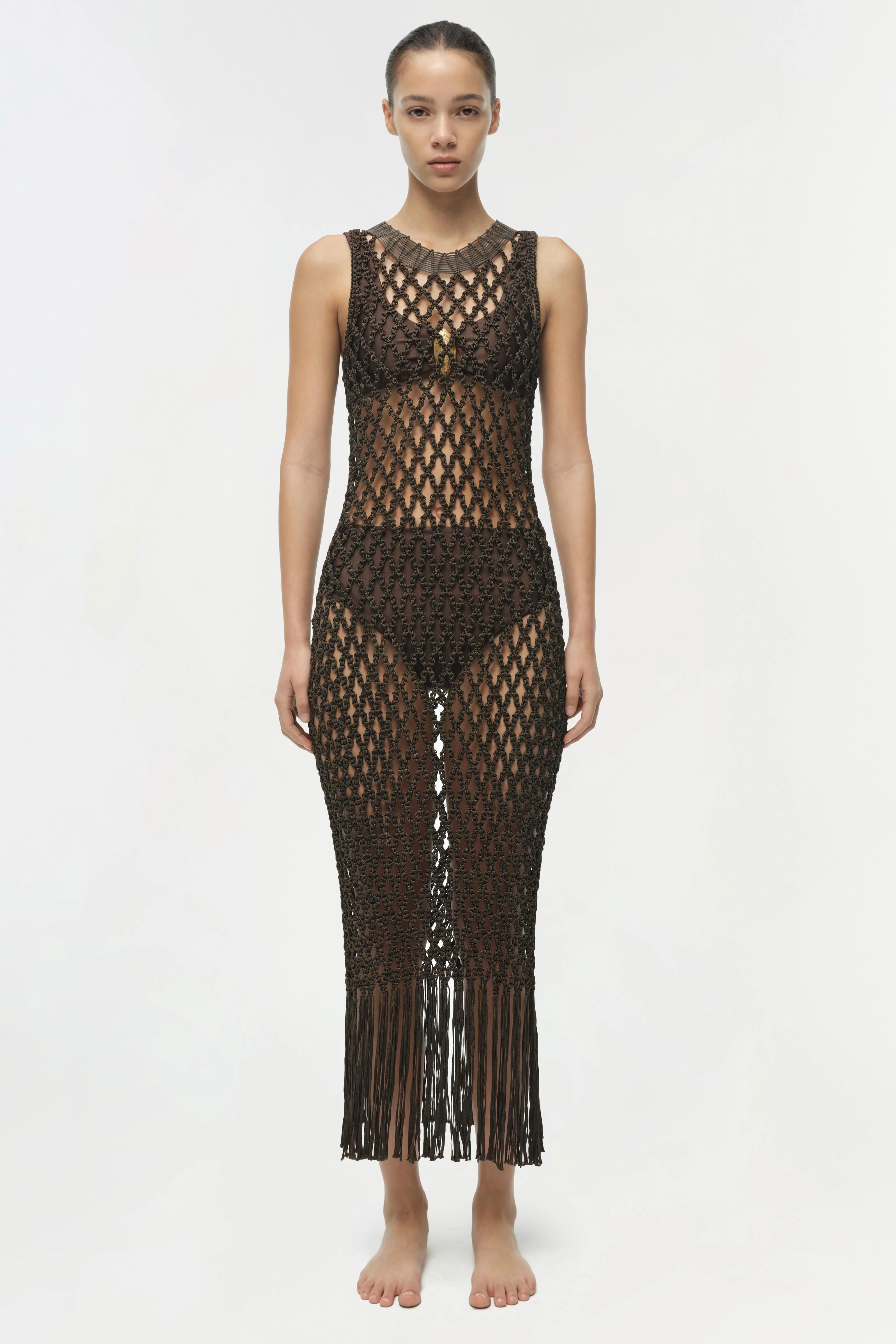 Jensen Macrame Midi Dress - Image 7