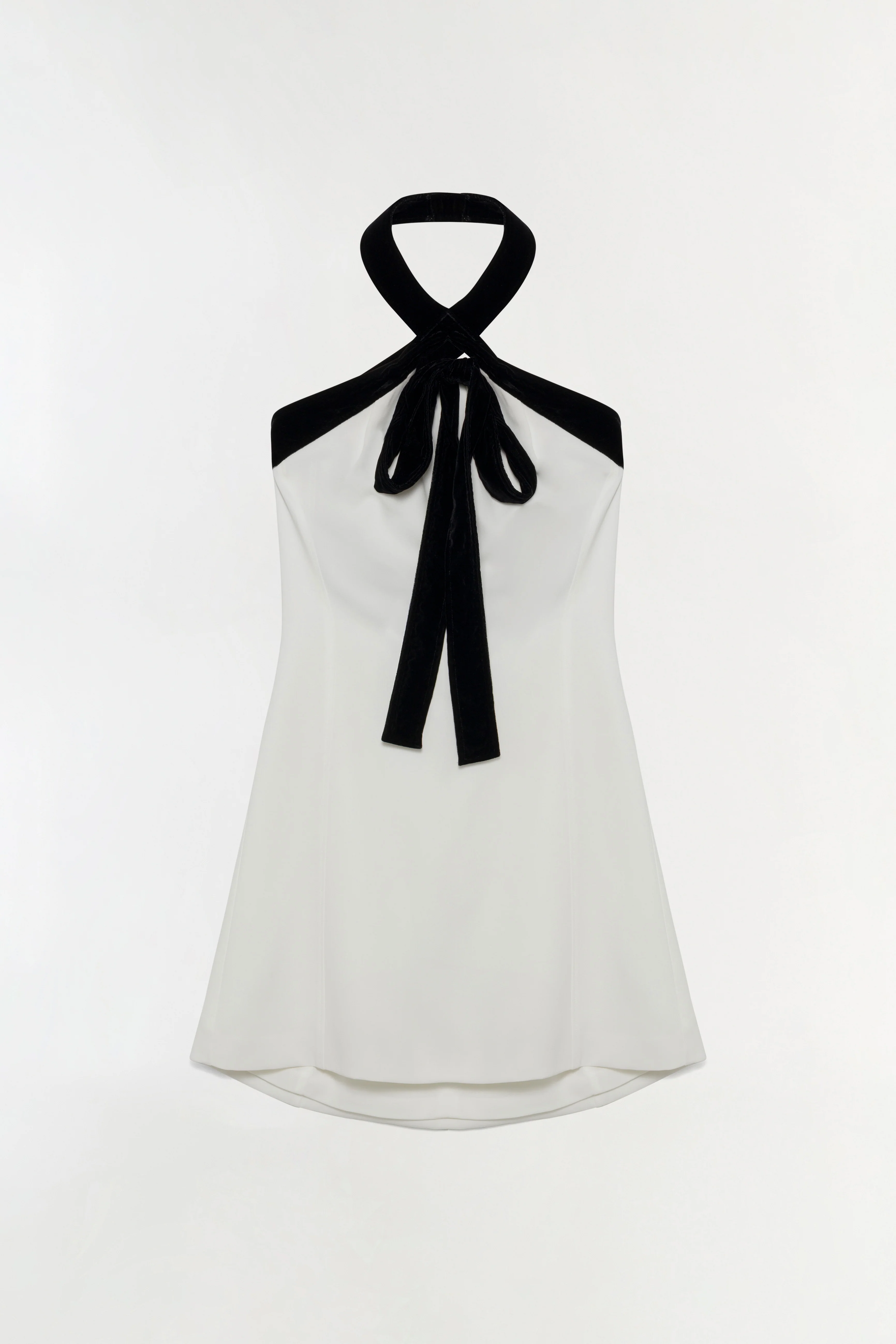Jolie Velvet Tie Mini Dress