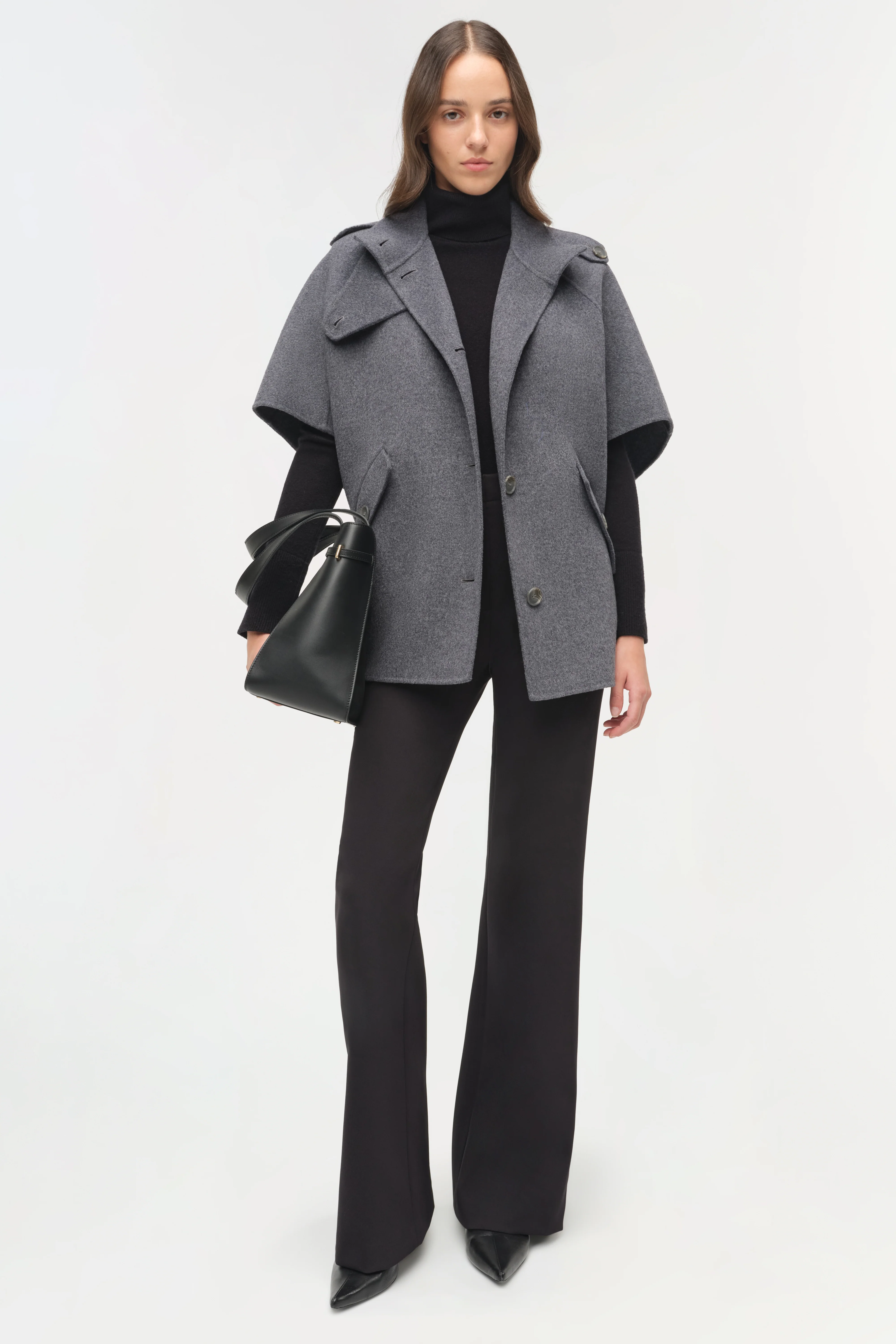Jones Wool Cape Jacket - Image 2