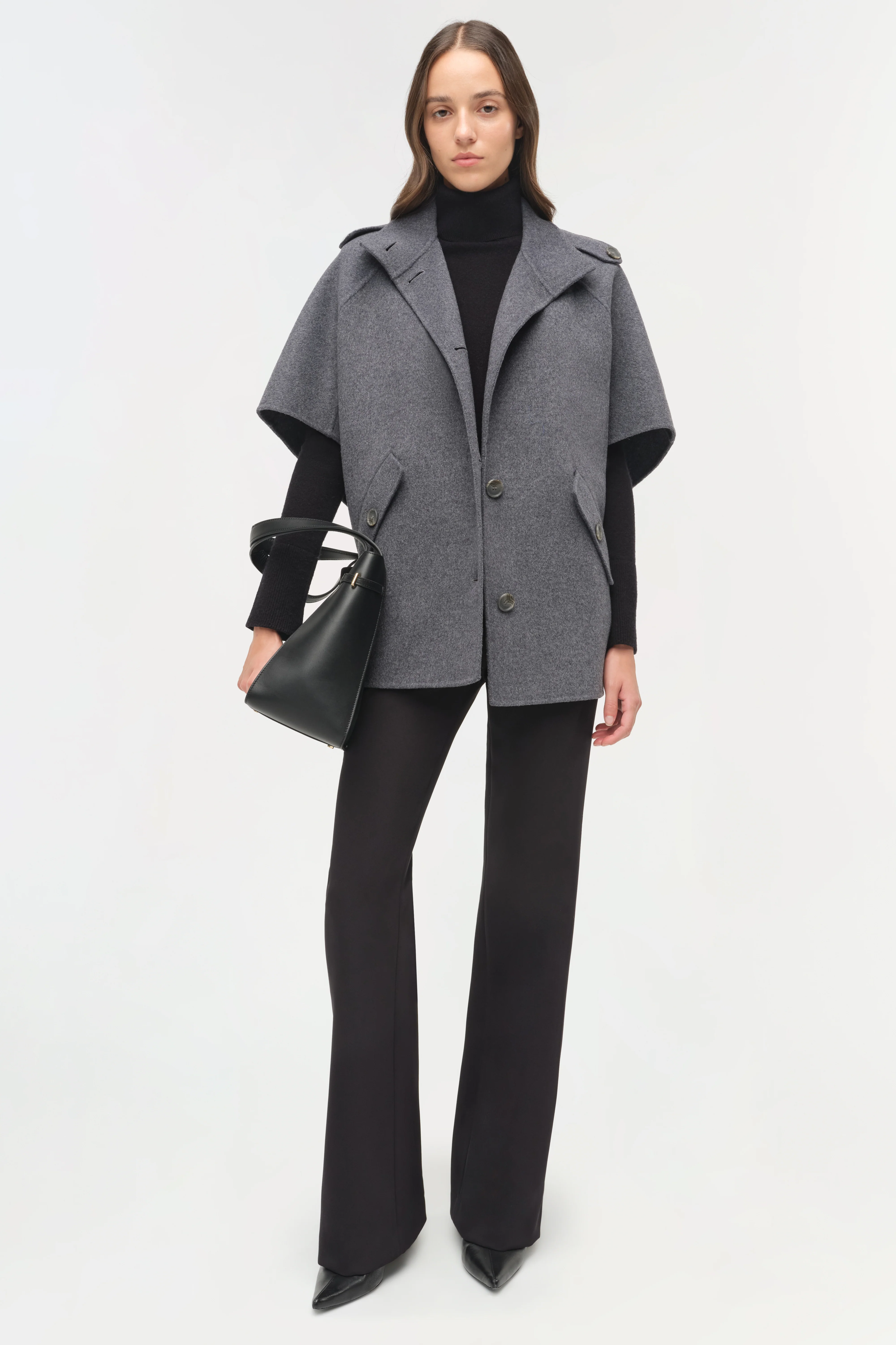 Jones Wool Cape Jacket - Image 4