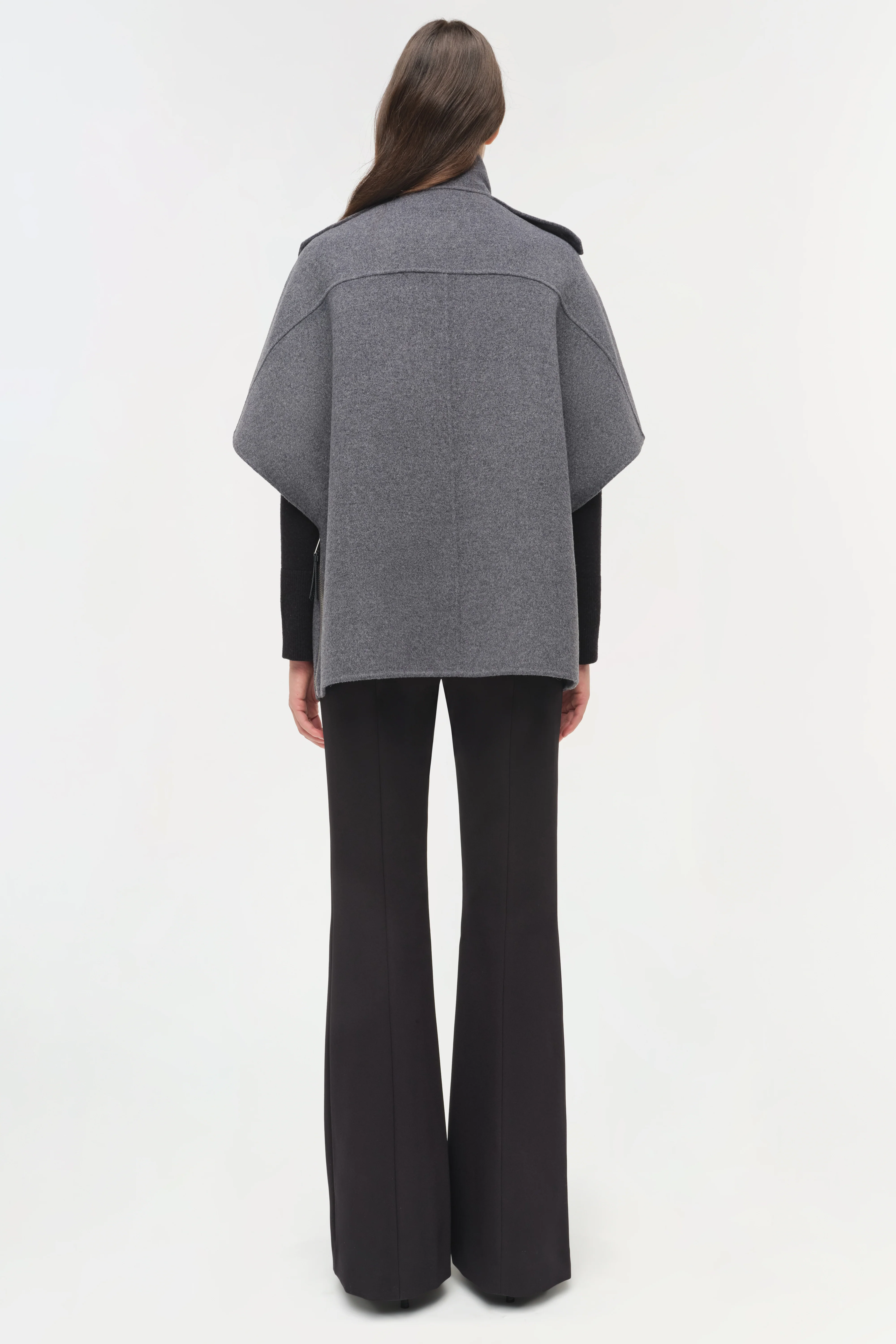 Jones Wool Cape Jacket - Image 6