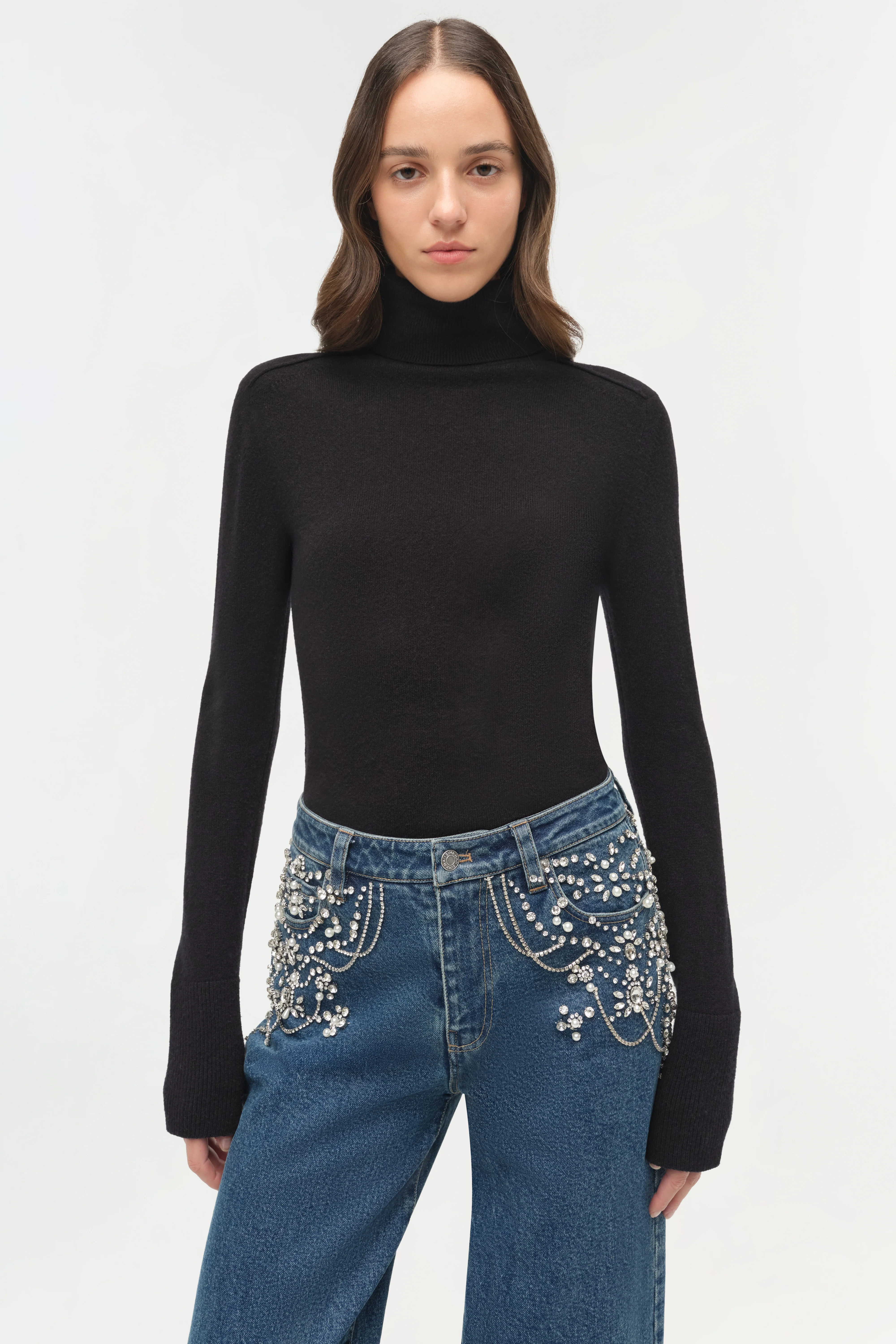 Jude Embellished Crop Jean - Image 3