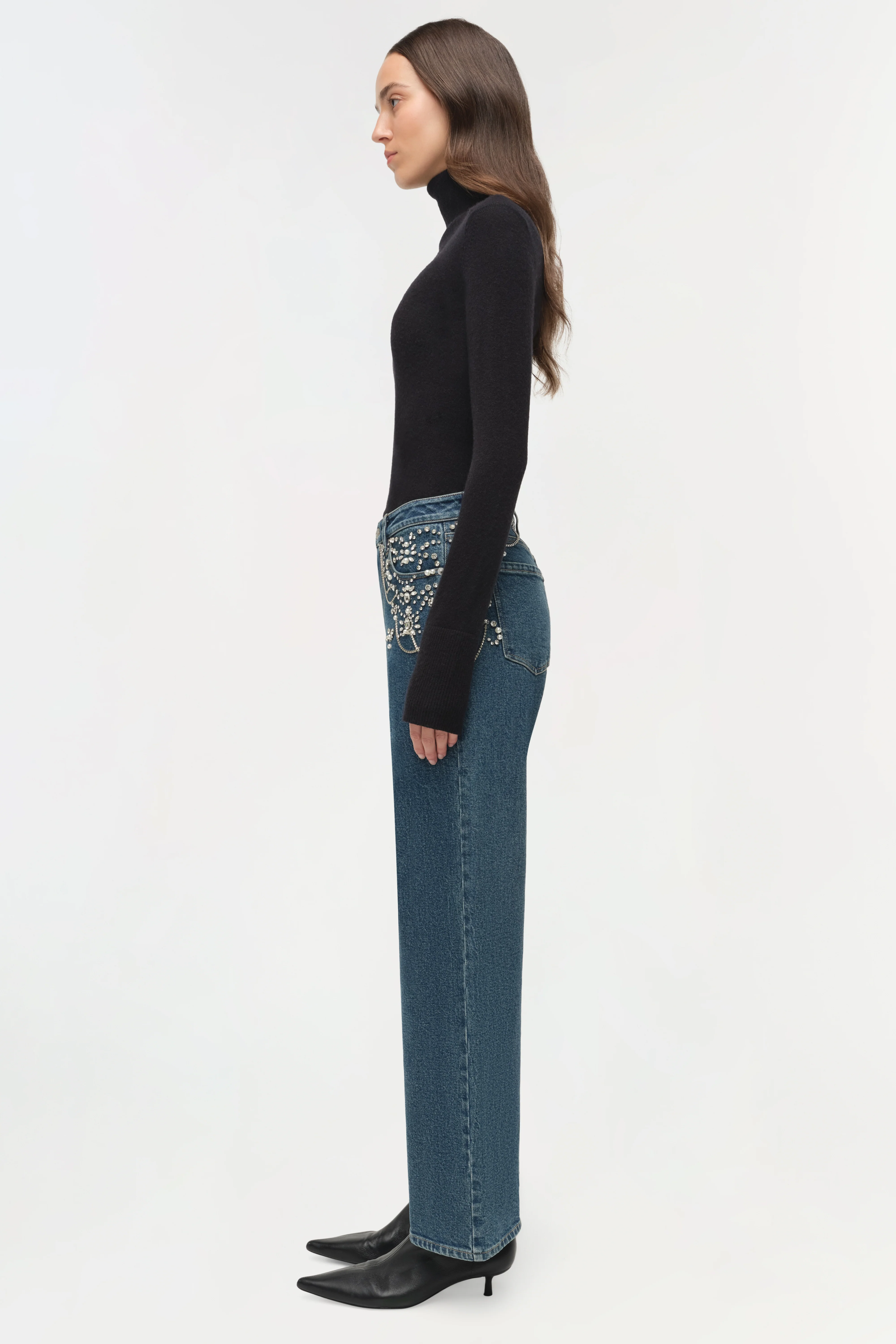 Jude Embellished Crop Jean - Image 4