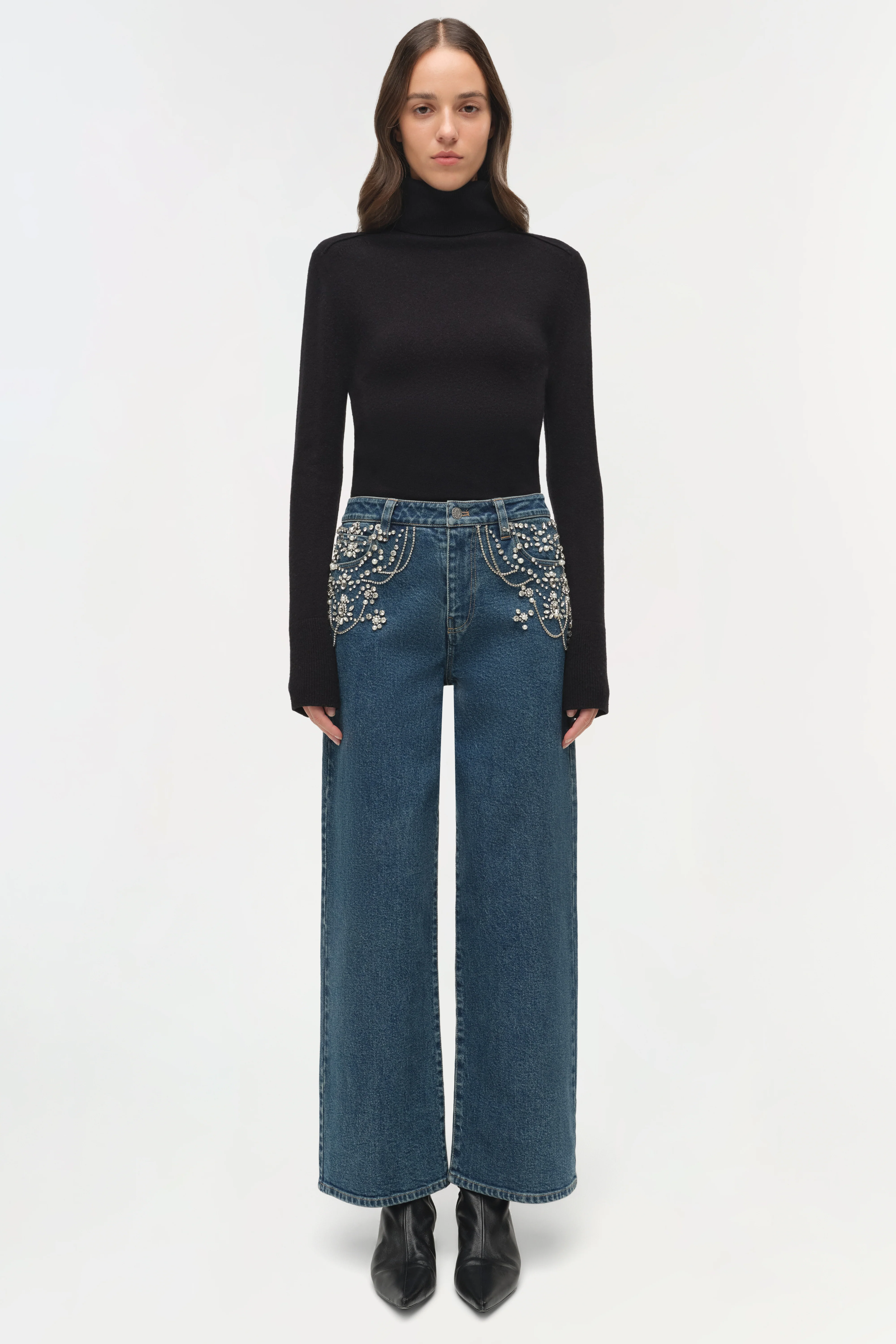 Jude Embellished Crop Jean - Image 6