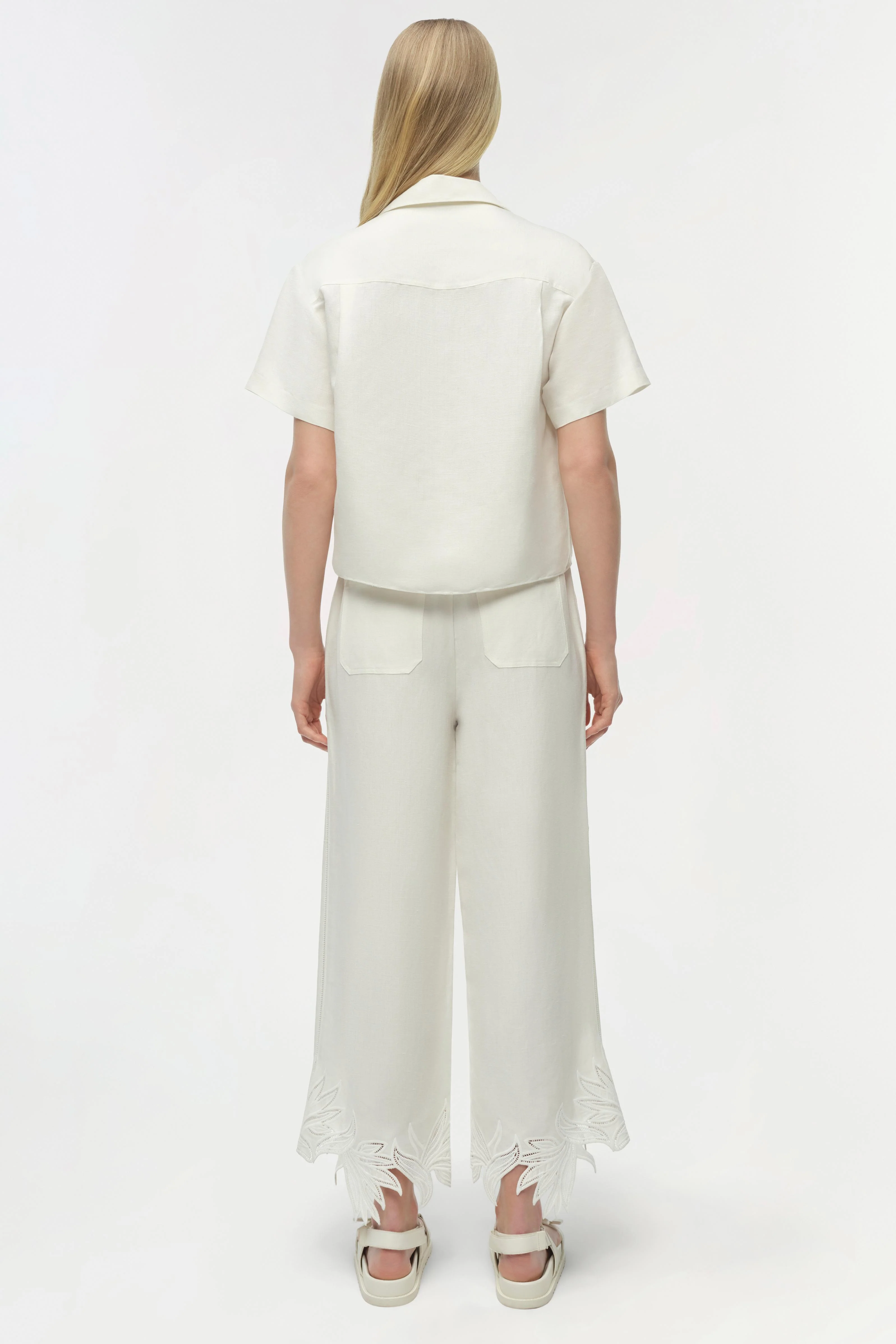 Kallin Cropped Wide Leg Pant - Image 5