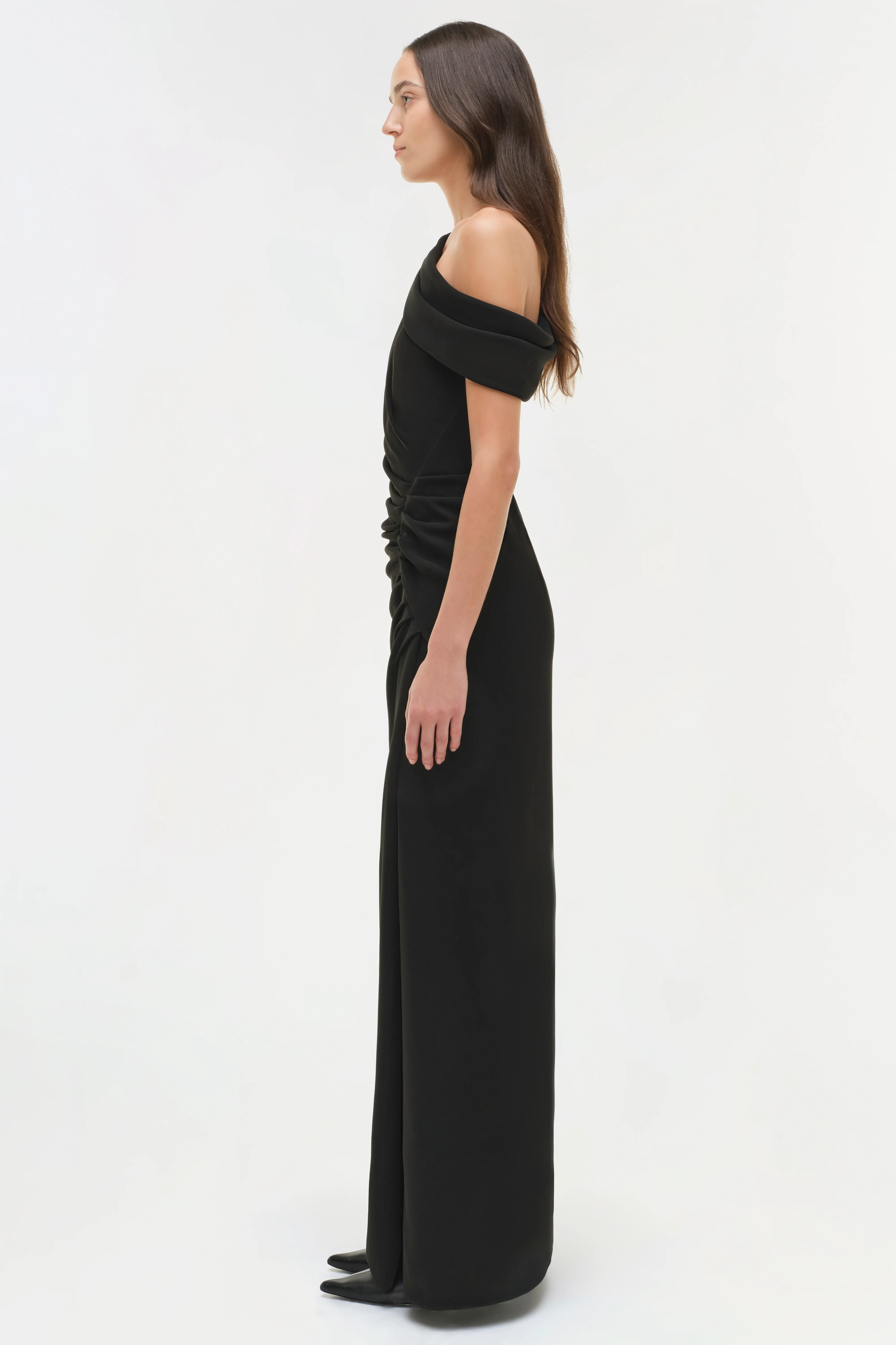 Kally Draped Midi Dress - Image 4
