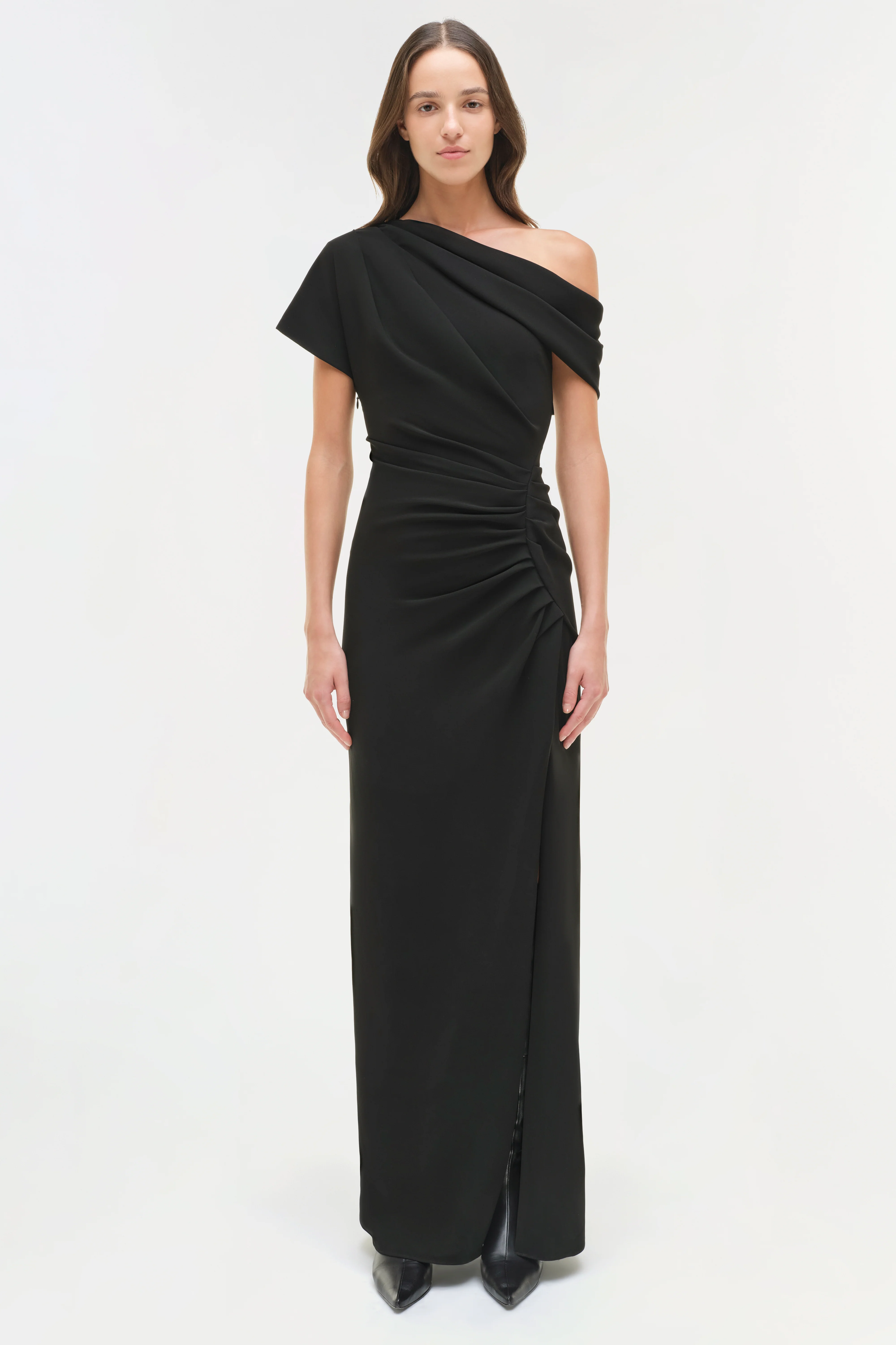 Kally Draped Midi Dress - Image 6