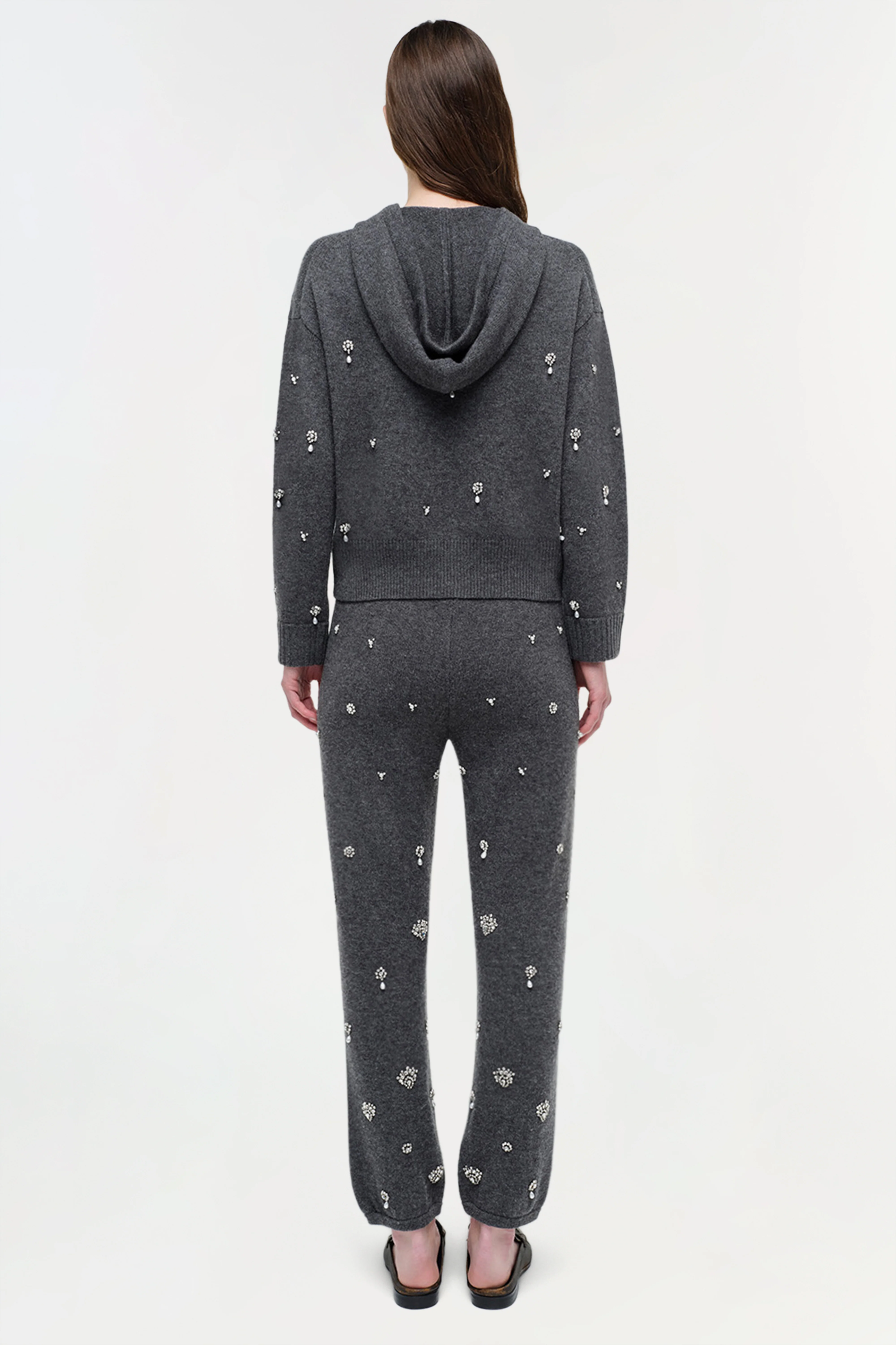 Kandace Embellished Cashmere Jogger - Image 4