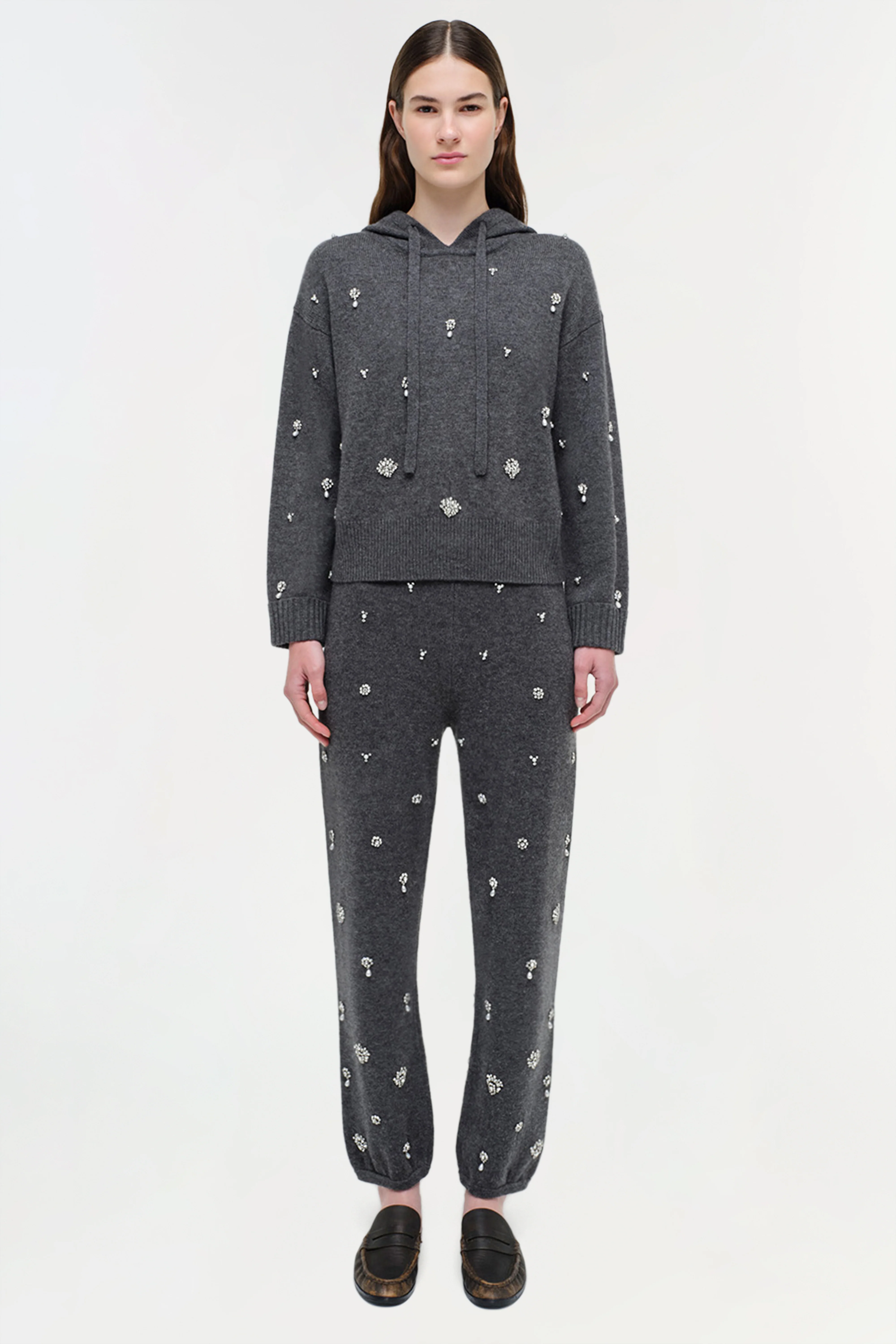 Kandace Embellished Cashmere Jogger - Image 5