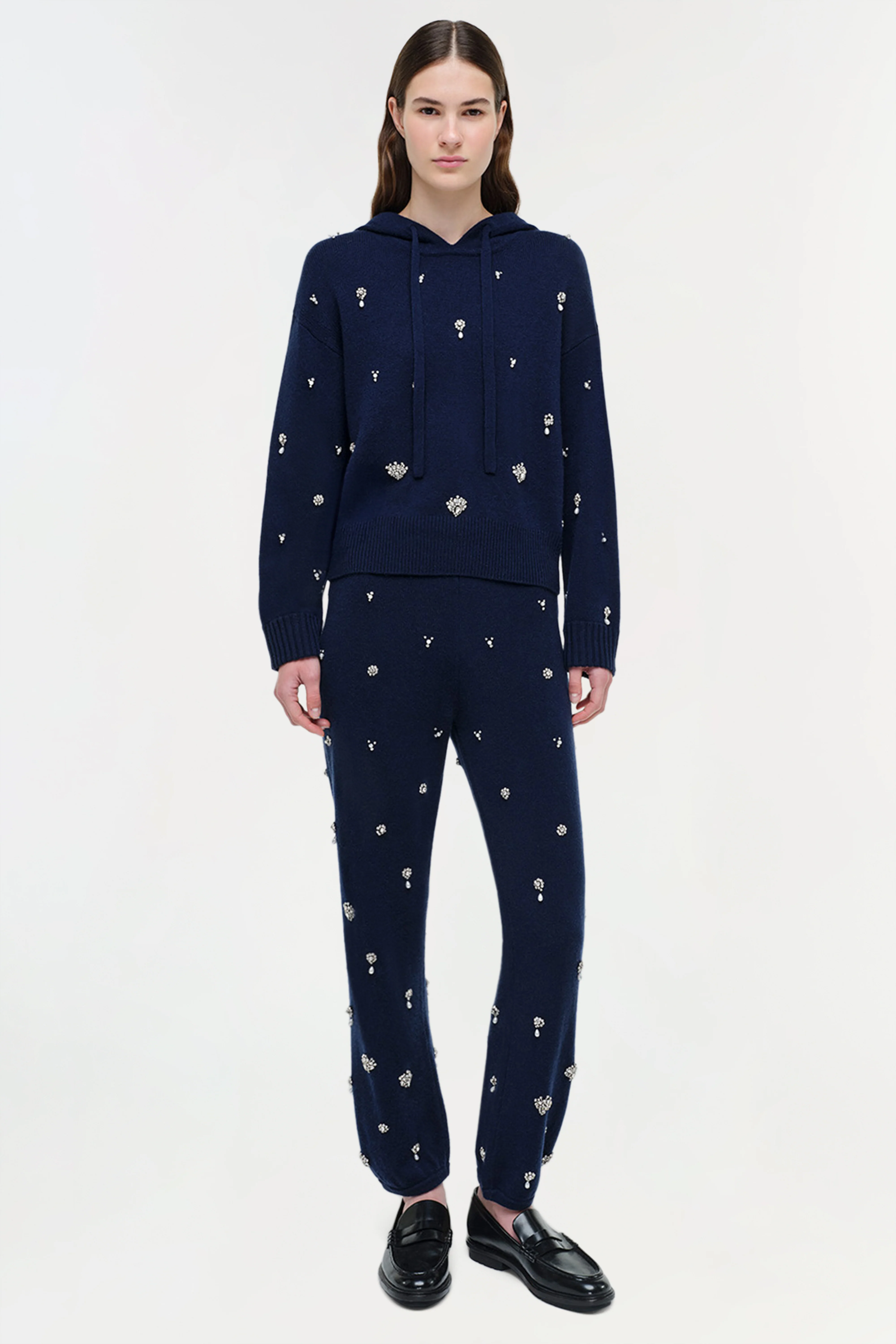 Kandace Embellished Cashmere Jogger - Image 2