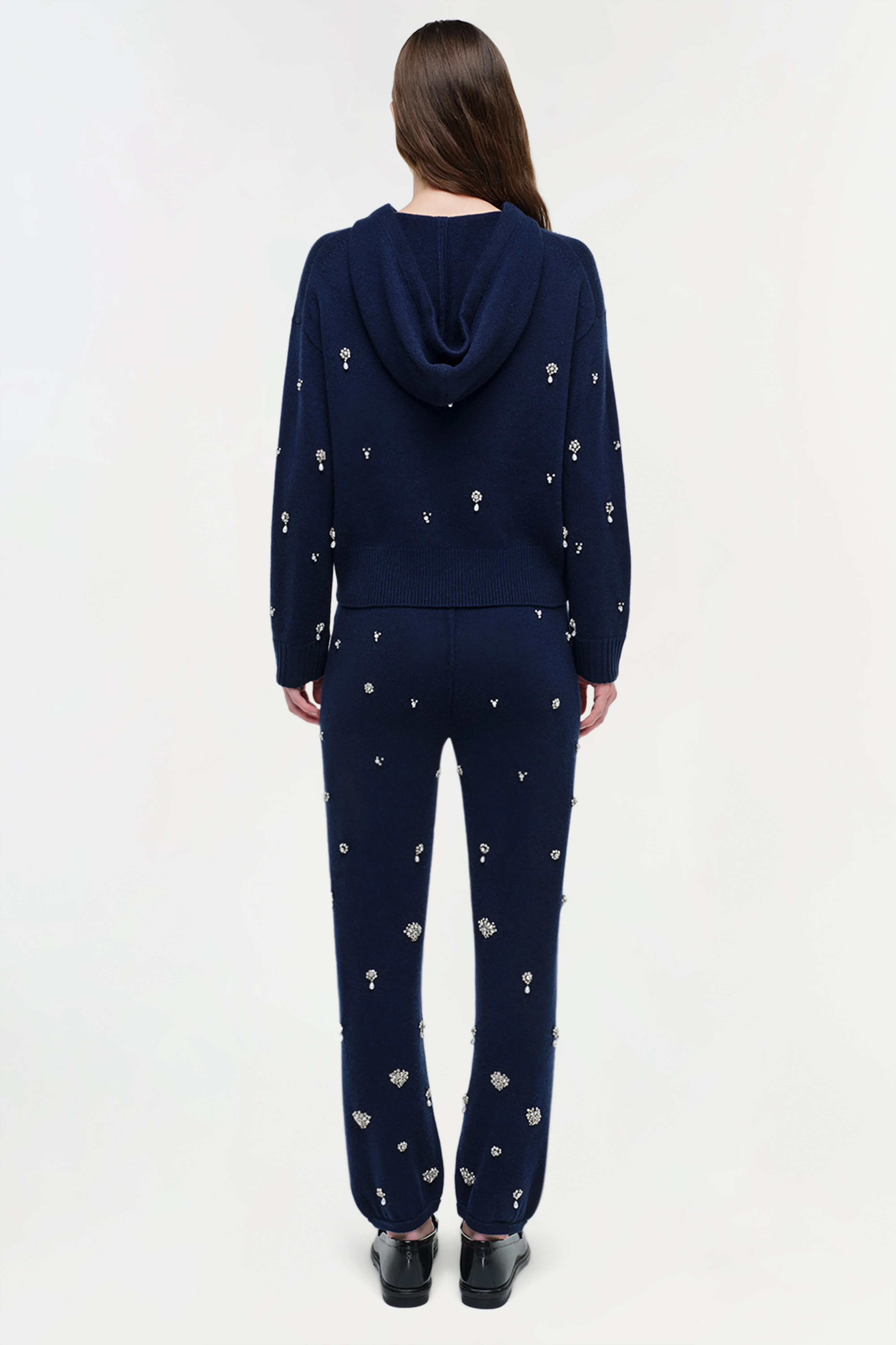 Kandace Embellished Cashmere Jogger - Image 4
