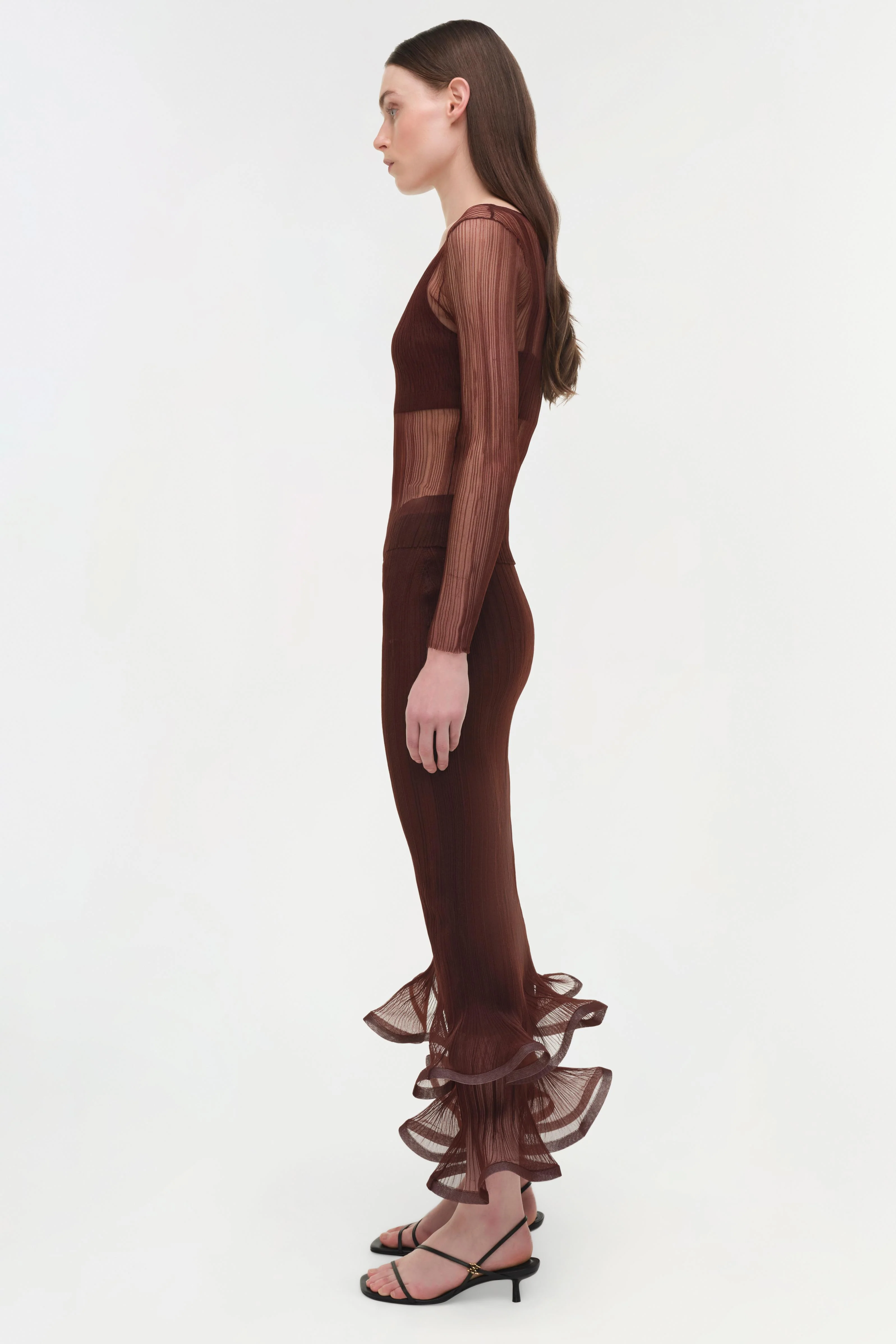 Kelso Sheer Plisse Skirt - Image 5