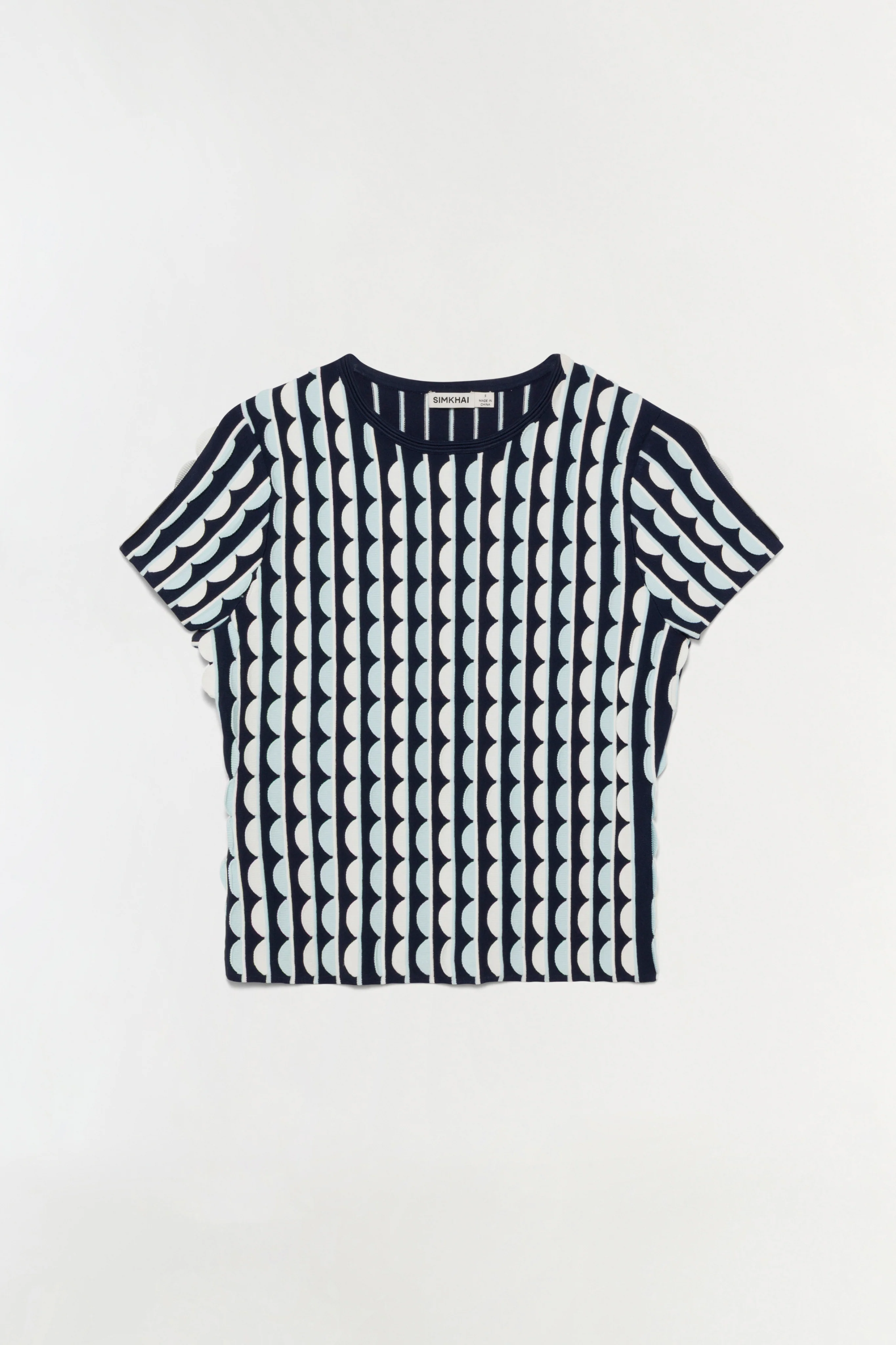 Kendra Scalloped Knit Top